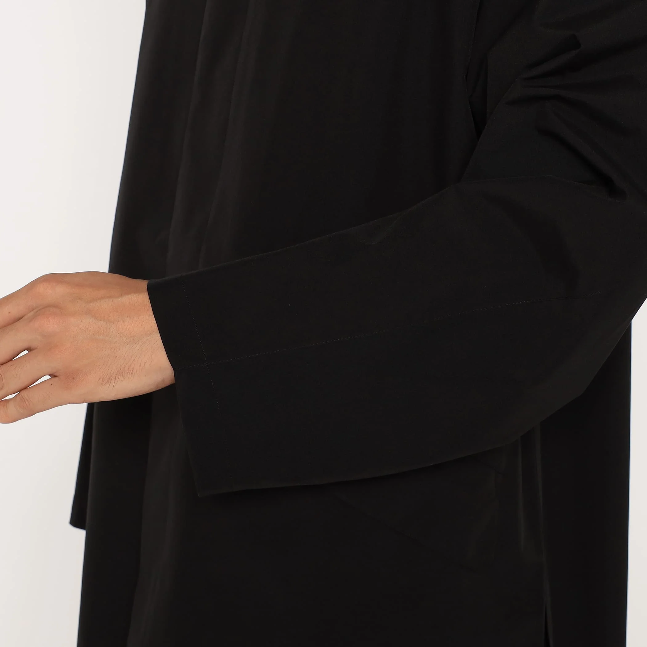 Men's 3-Layer Cloth Balmacaan Mid-length Coat - Image 12