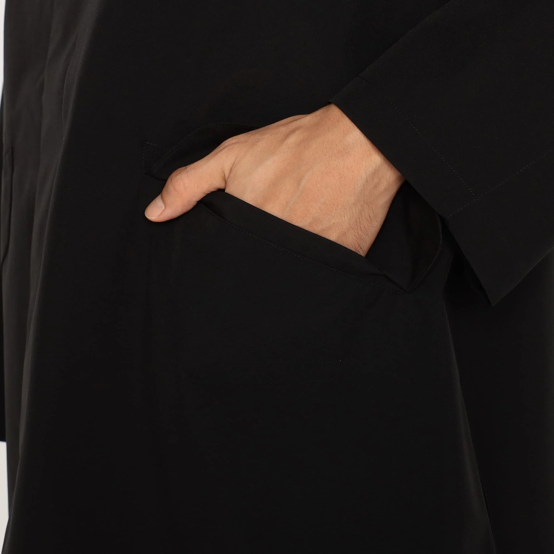 Men's 3-Layer Cloth Balmacaan Mid-length Coat - Image 13