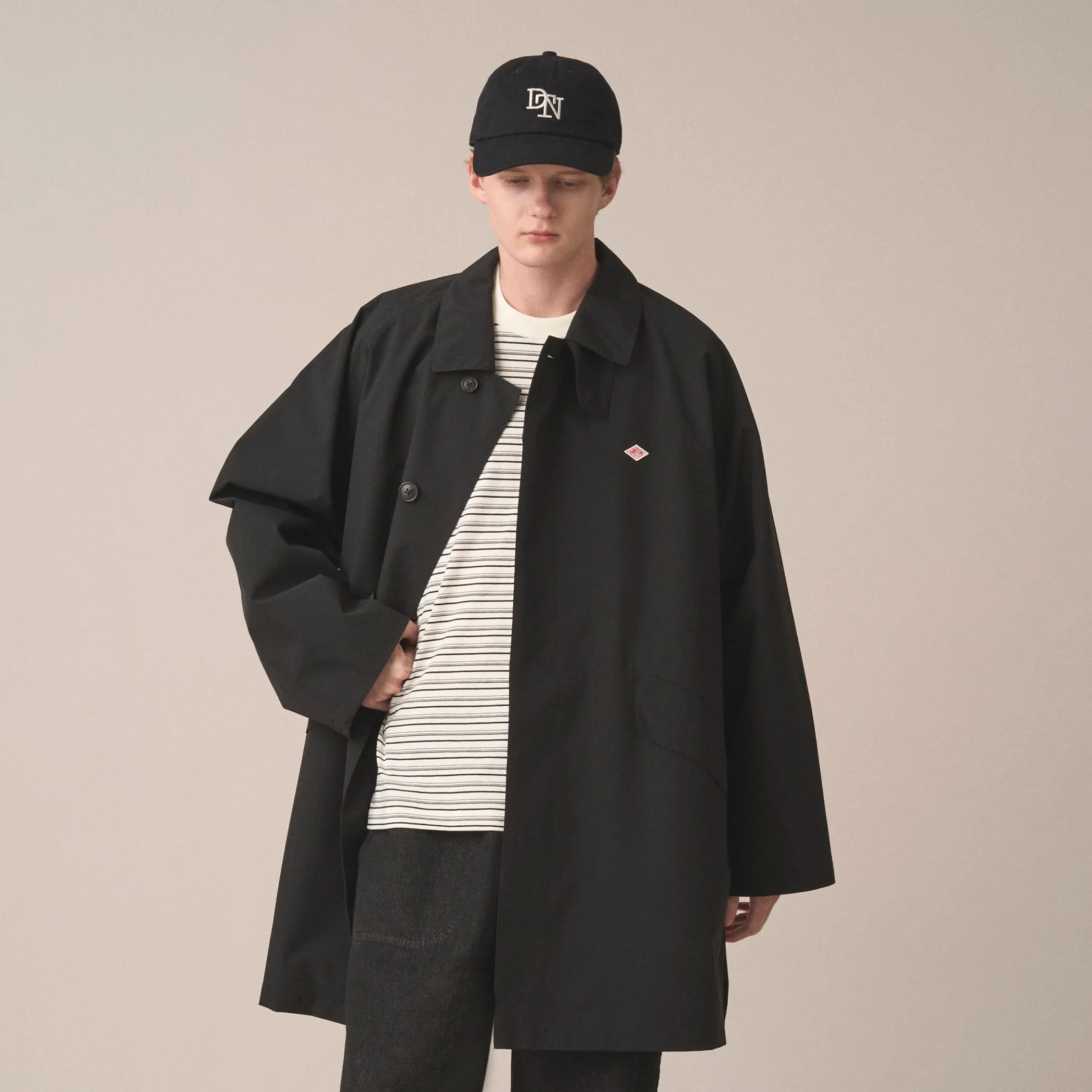 Men's 3-Layer Cloth Balmacaan Mid-length Coat - Image 3