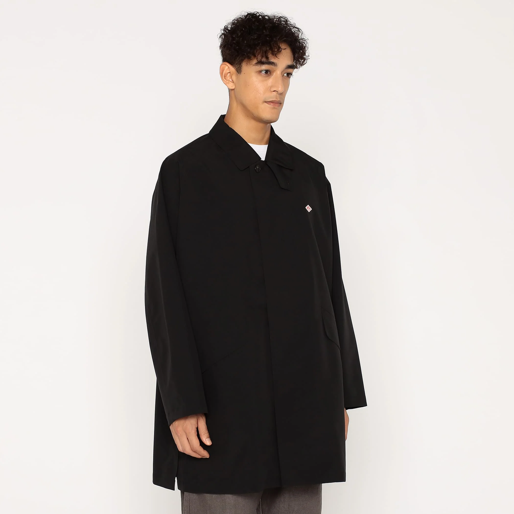 Men's 3-Layer Cloth Balmacaan Mid-length Coat - Image 6