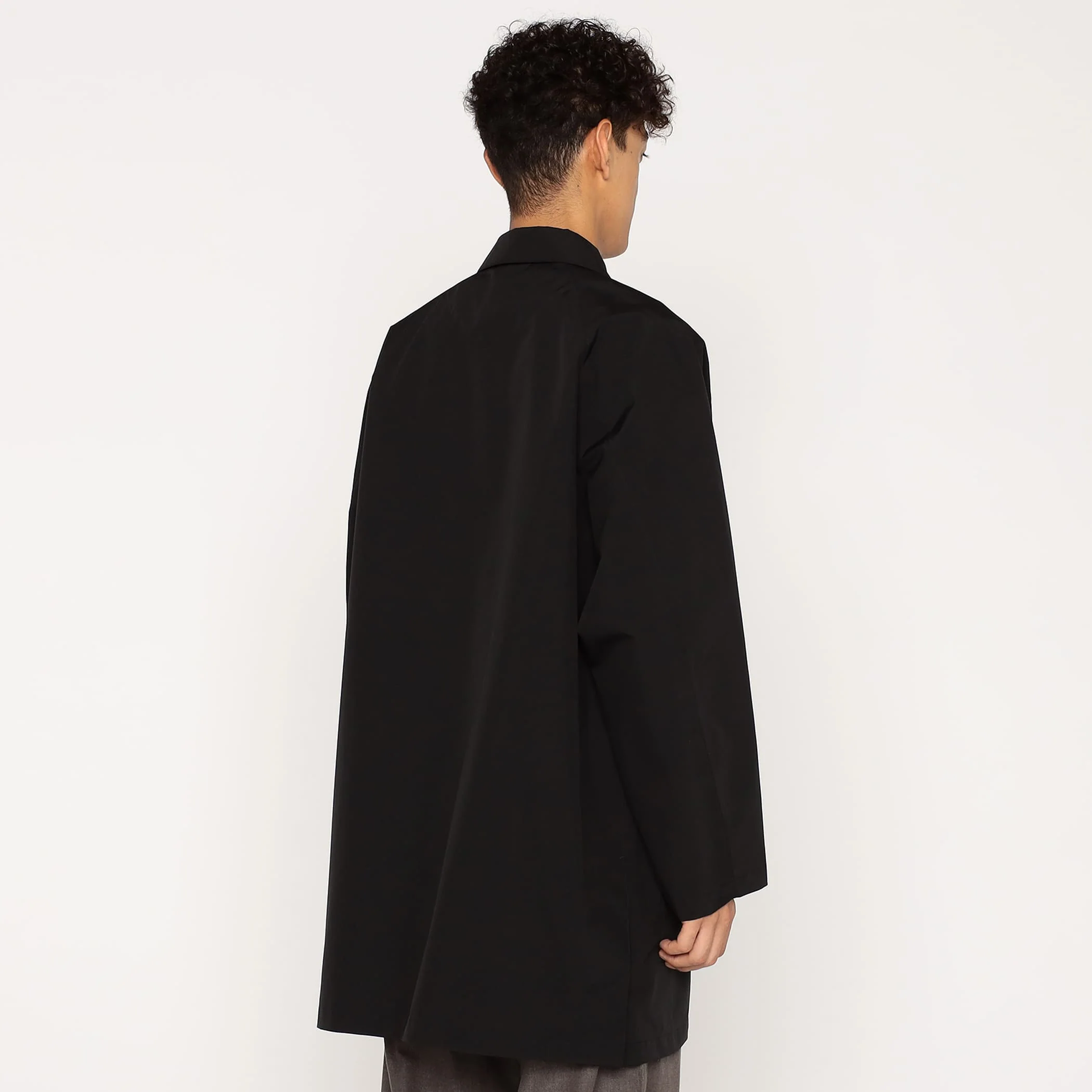 Men's 3-Layer Cloth Balmacaan Mid-length Coat - Image 8