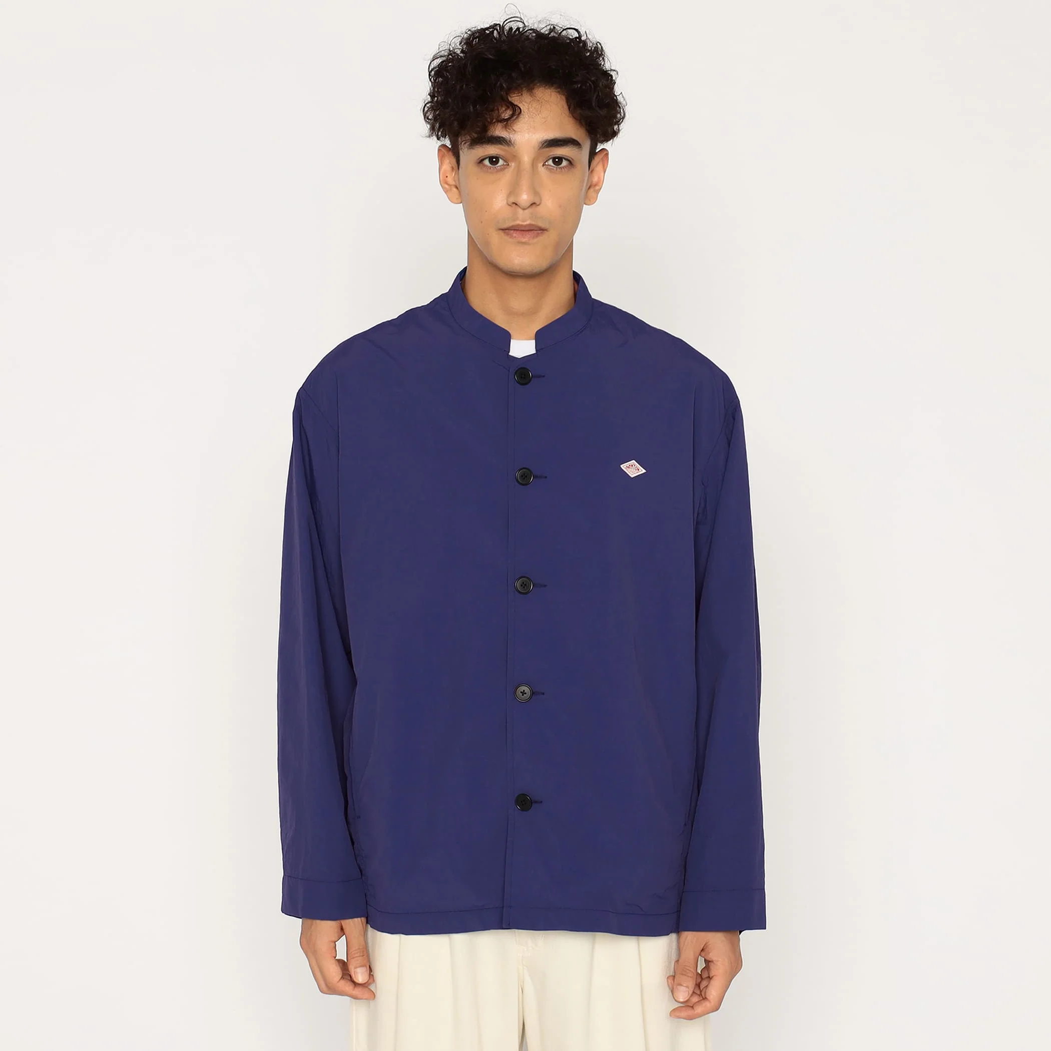 Men's Nylon Tusser Stand Collar Jacket - Image 2