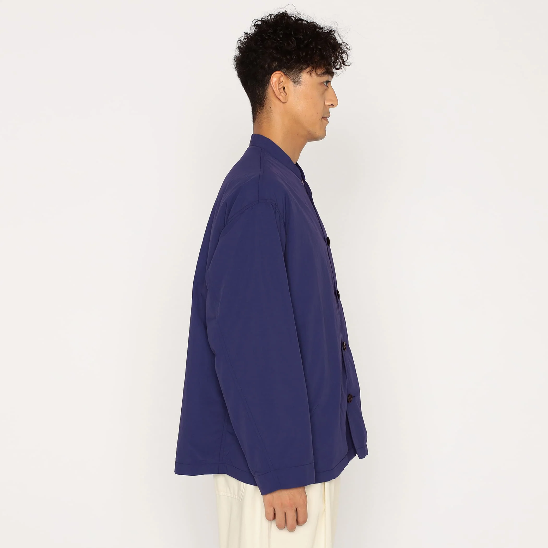 Men's Nylon Tusser Stand Collar Jacket - Image 3