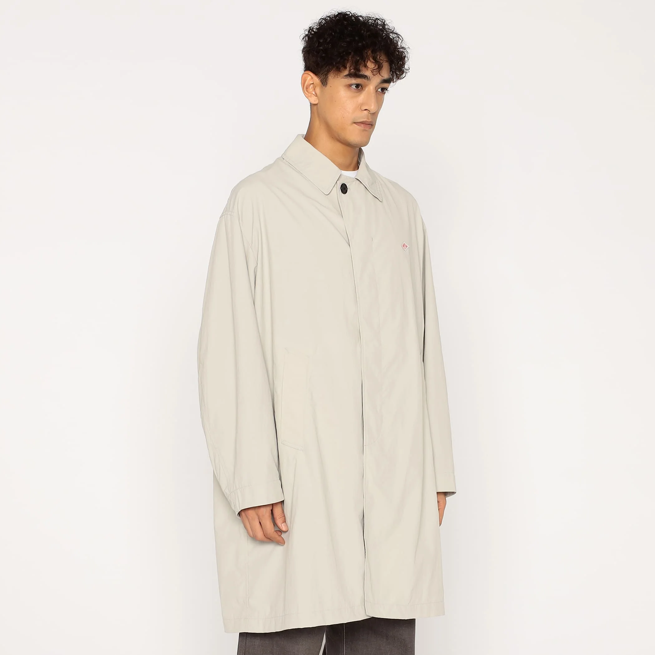 Men's Nylon Tusser Balmacaan Coat - Image 3