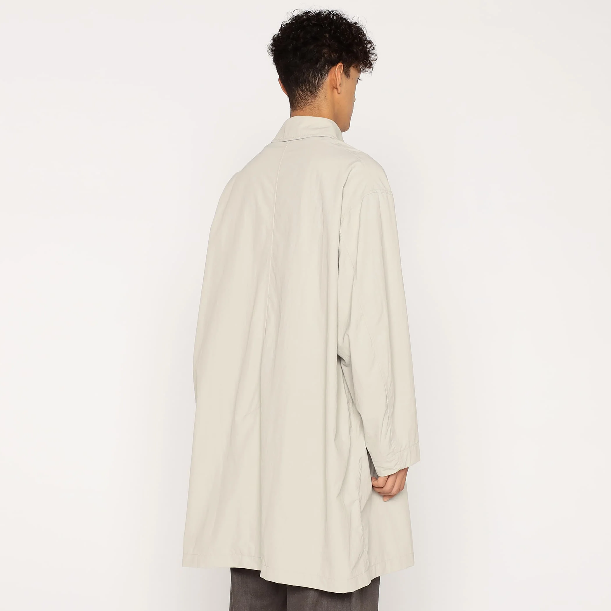 Men's Nylon Tusser Balmacaan Coat - Image 5