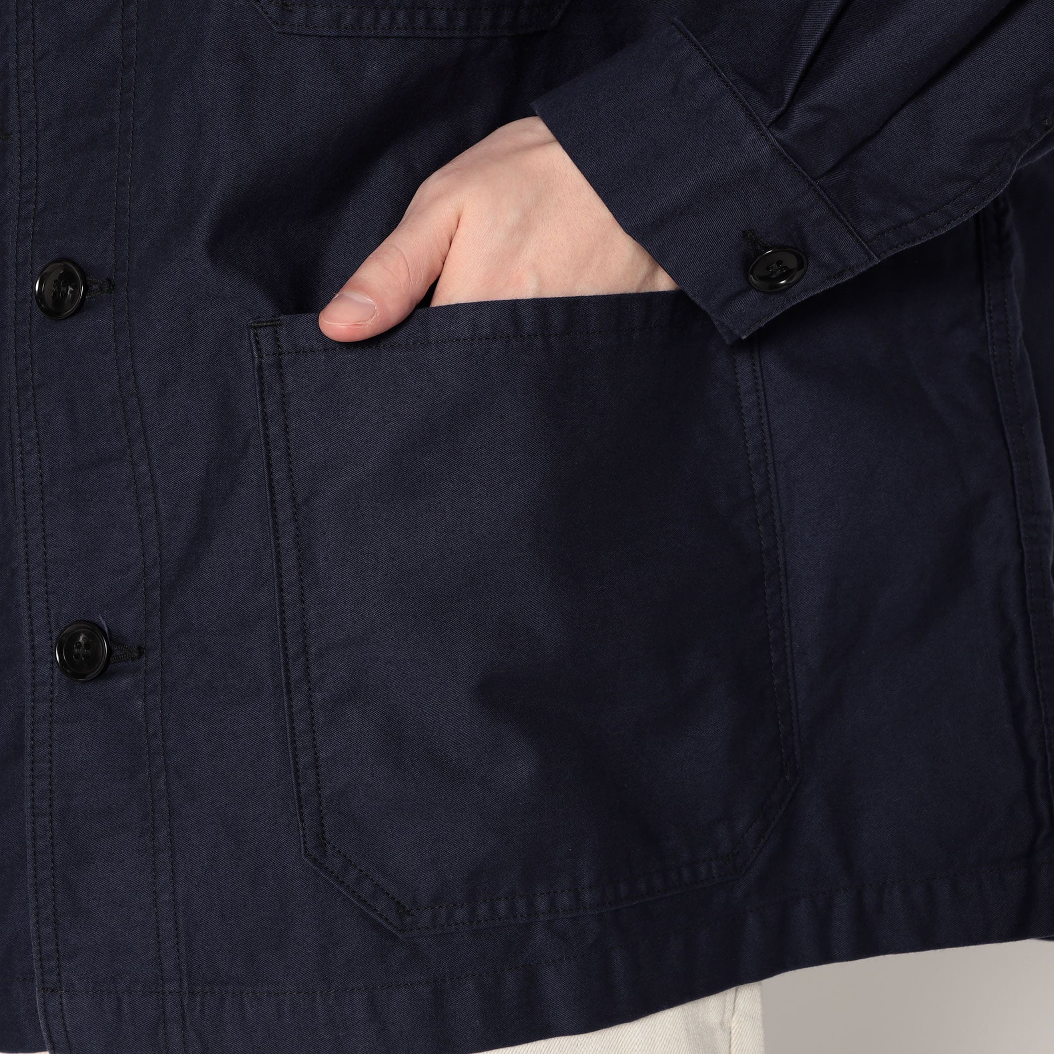 Men's Moleskin Wide Coverall Jacket - Image 11