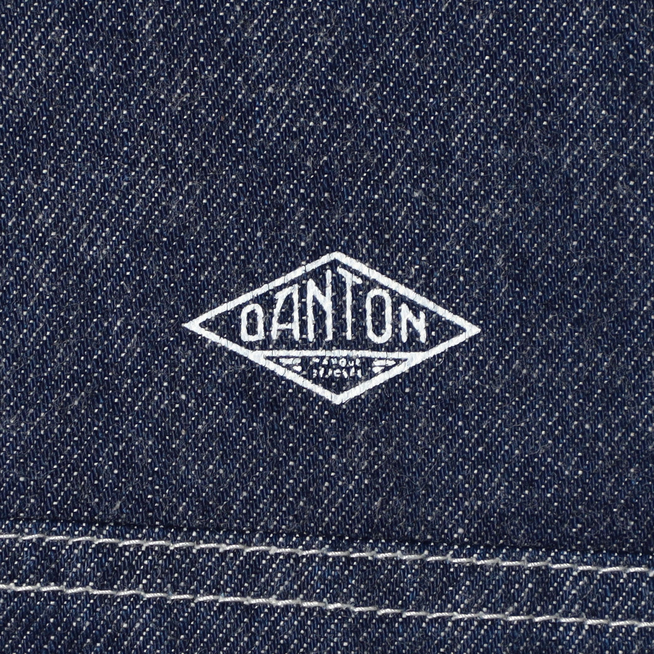 Men's Denim Collarless Jacket - Image 13