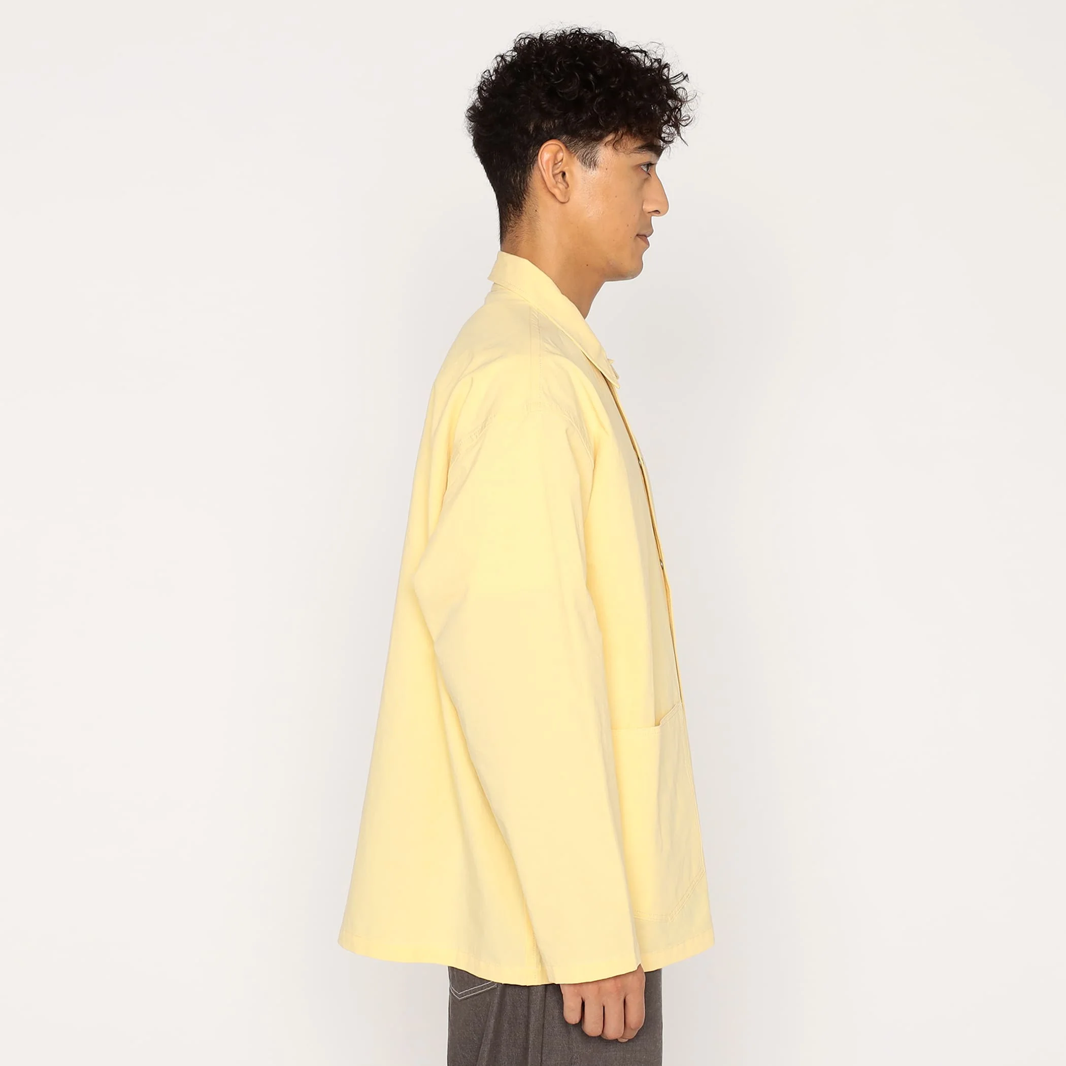 Men's Cotton Linen Coverall Shirt - Image 3