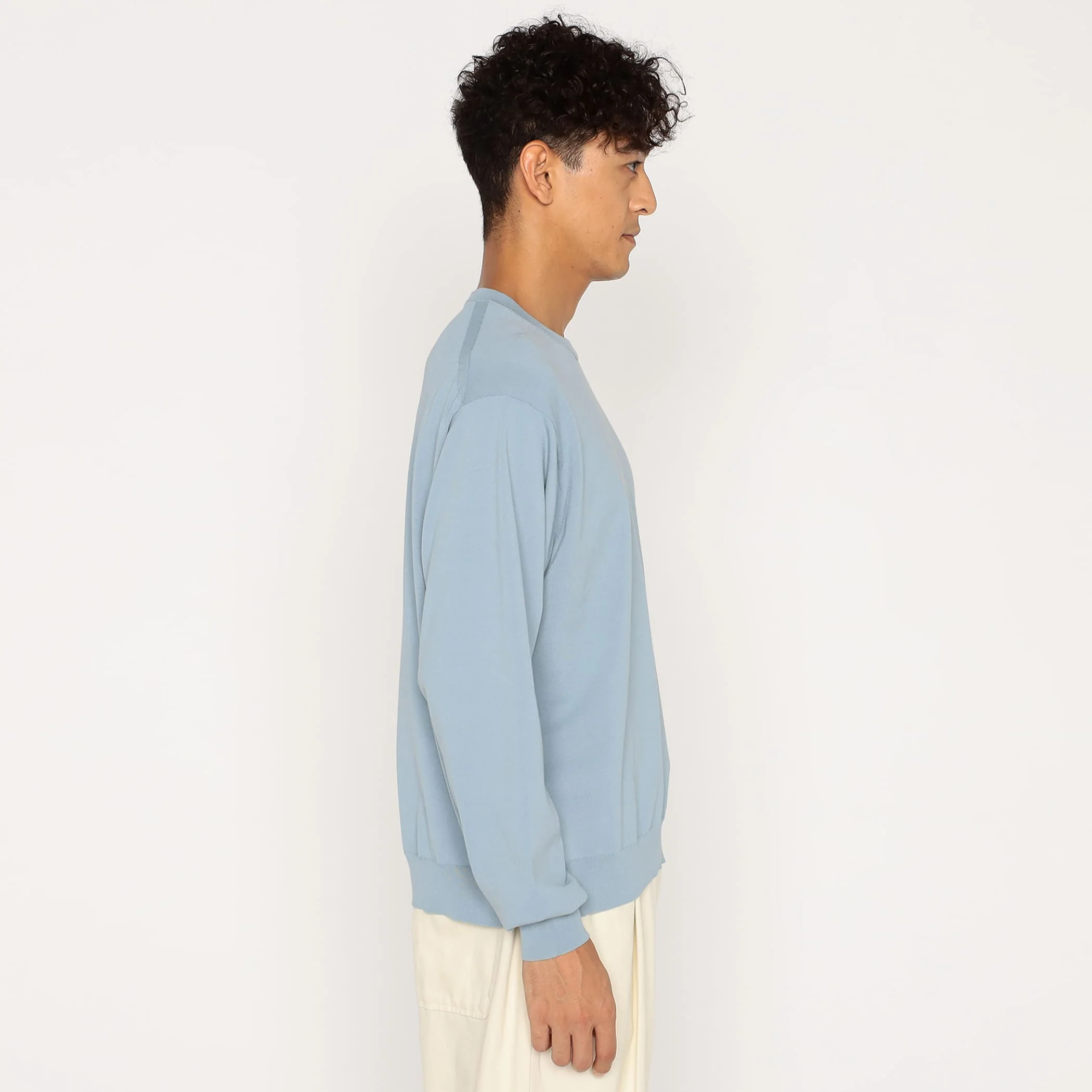 Men's Jersey Knit Crew Neck Pullover - Image 4