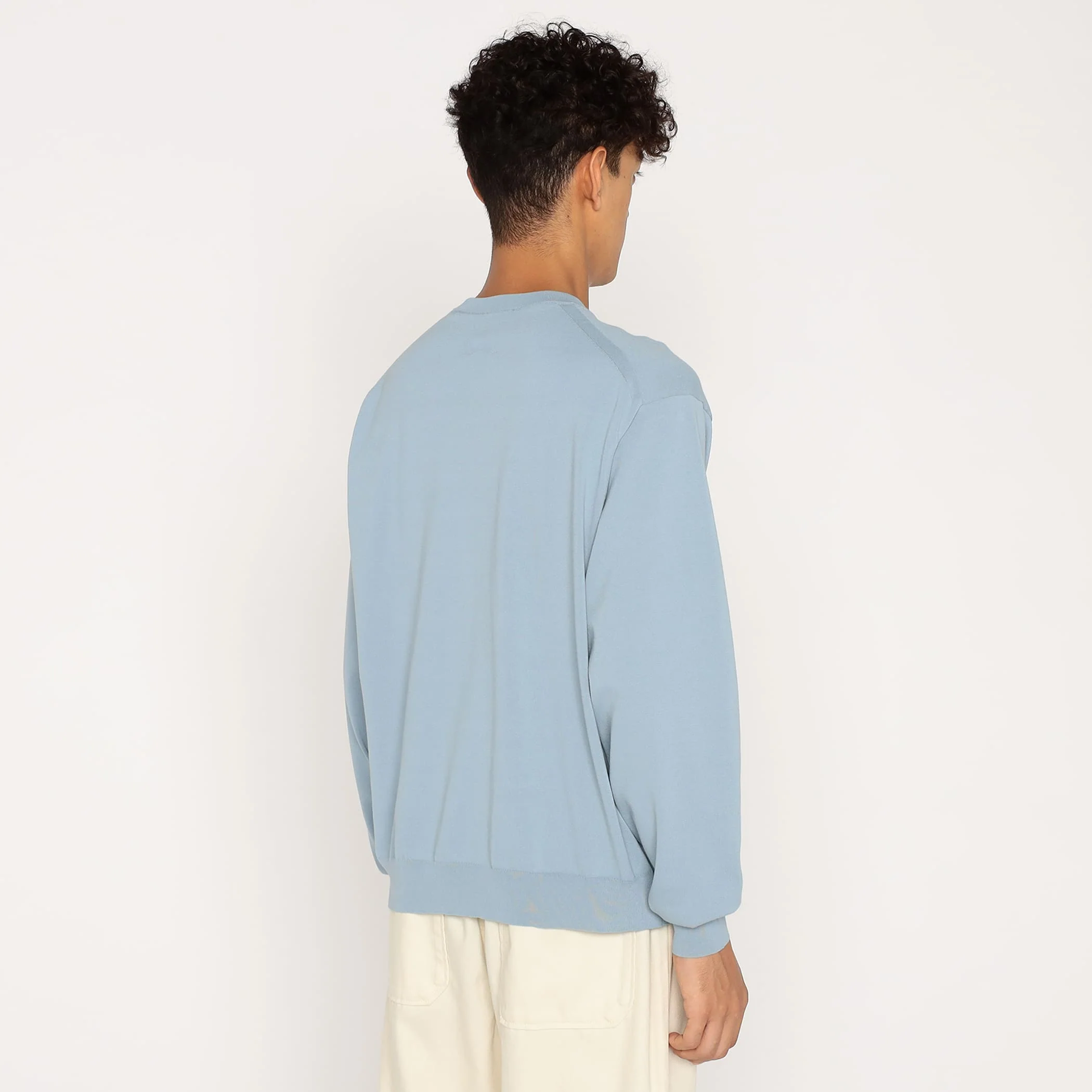 Men's Jersey Knit Crew Neck Pullover - Image 5