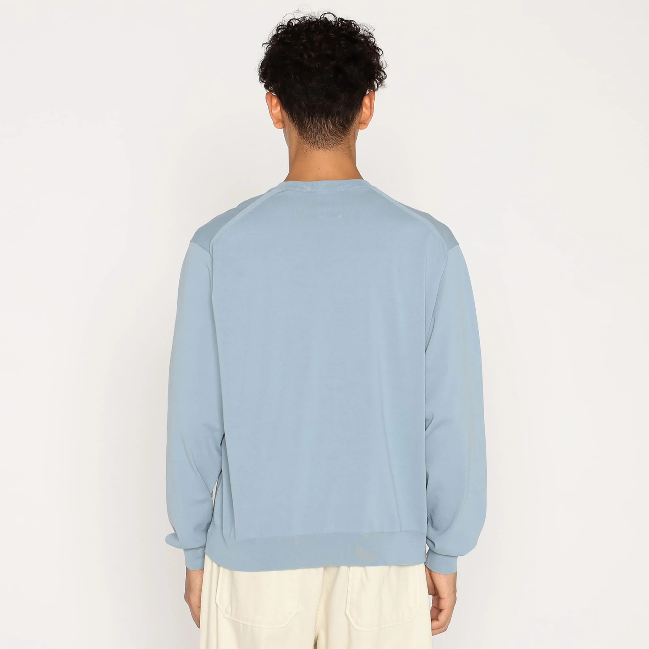 Men's Jersey Knit Crew Neck Pullover - Image 6