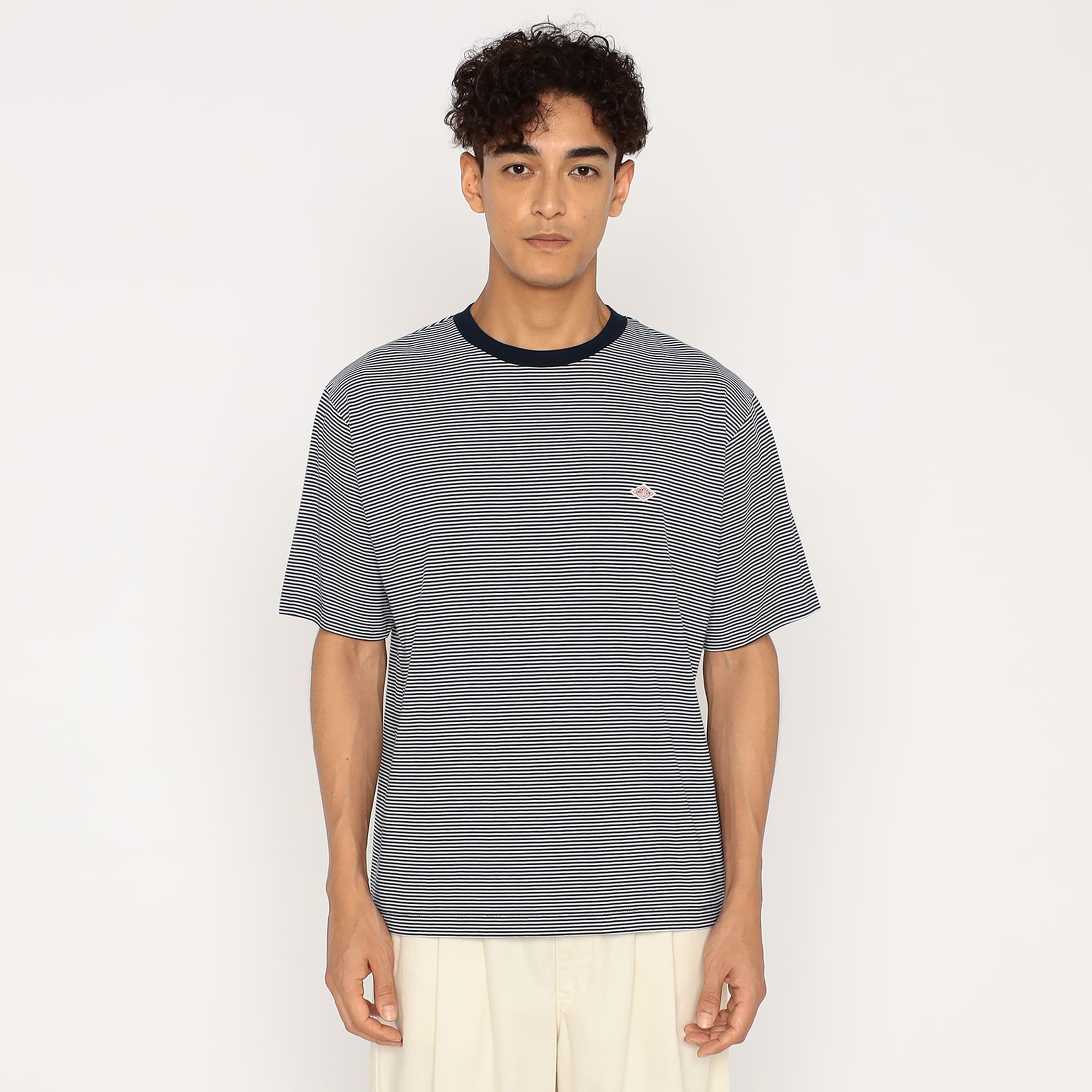 Men's Short Sleeve Inner T-shirt Stripe - Image 18