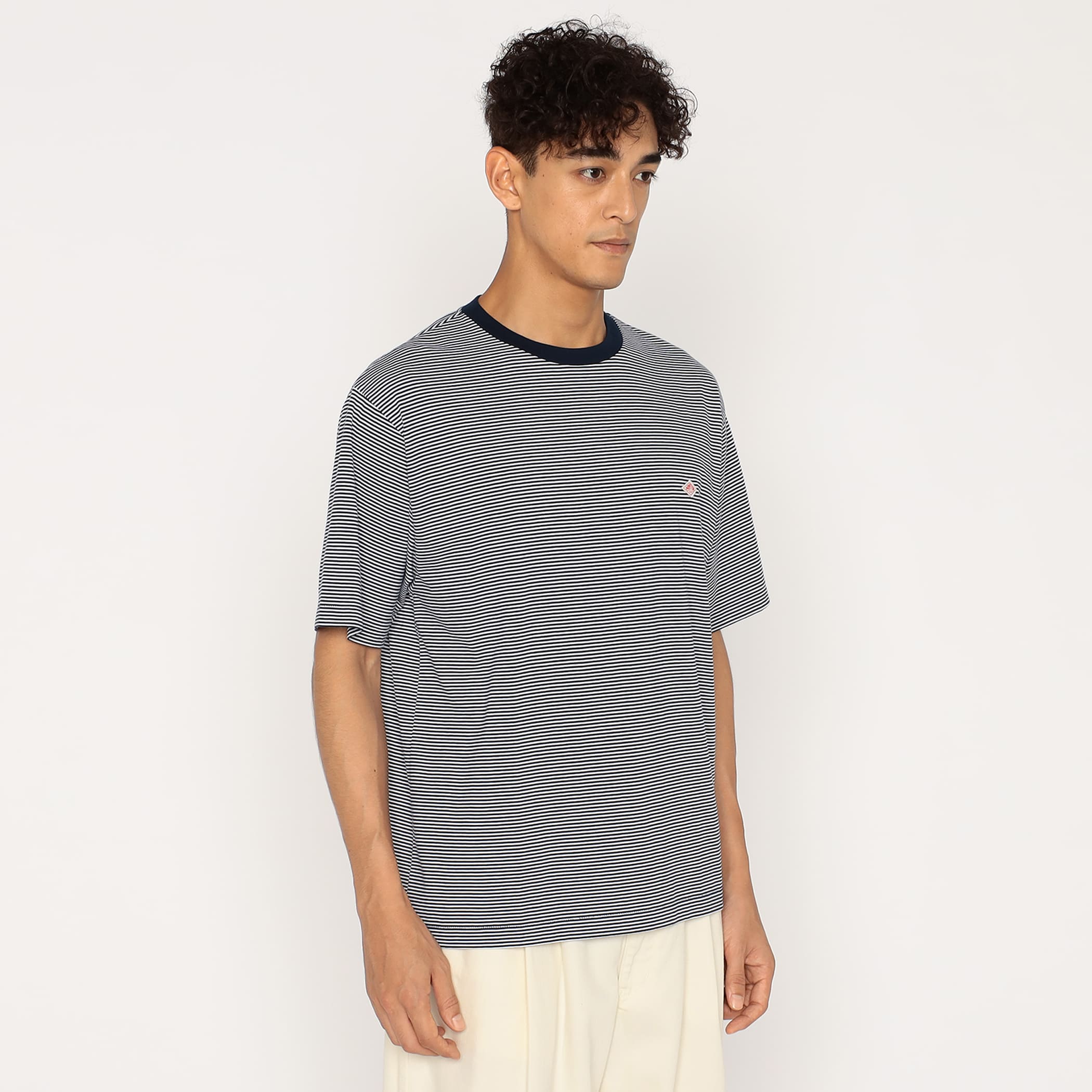 Men's Short Sleeve Inner T-shirt Stripe - Image 3