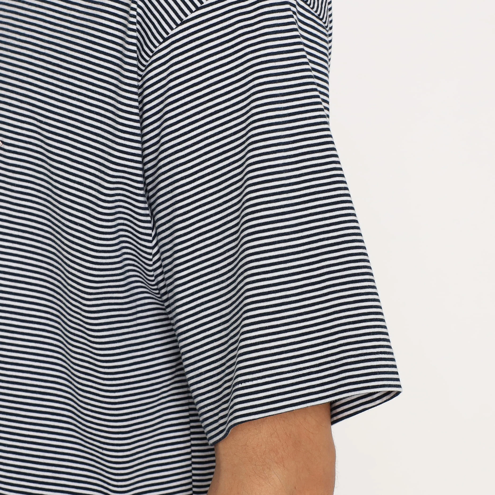 Men's Short Sleeve Inner T-shirt Stripe - Image 8