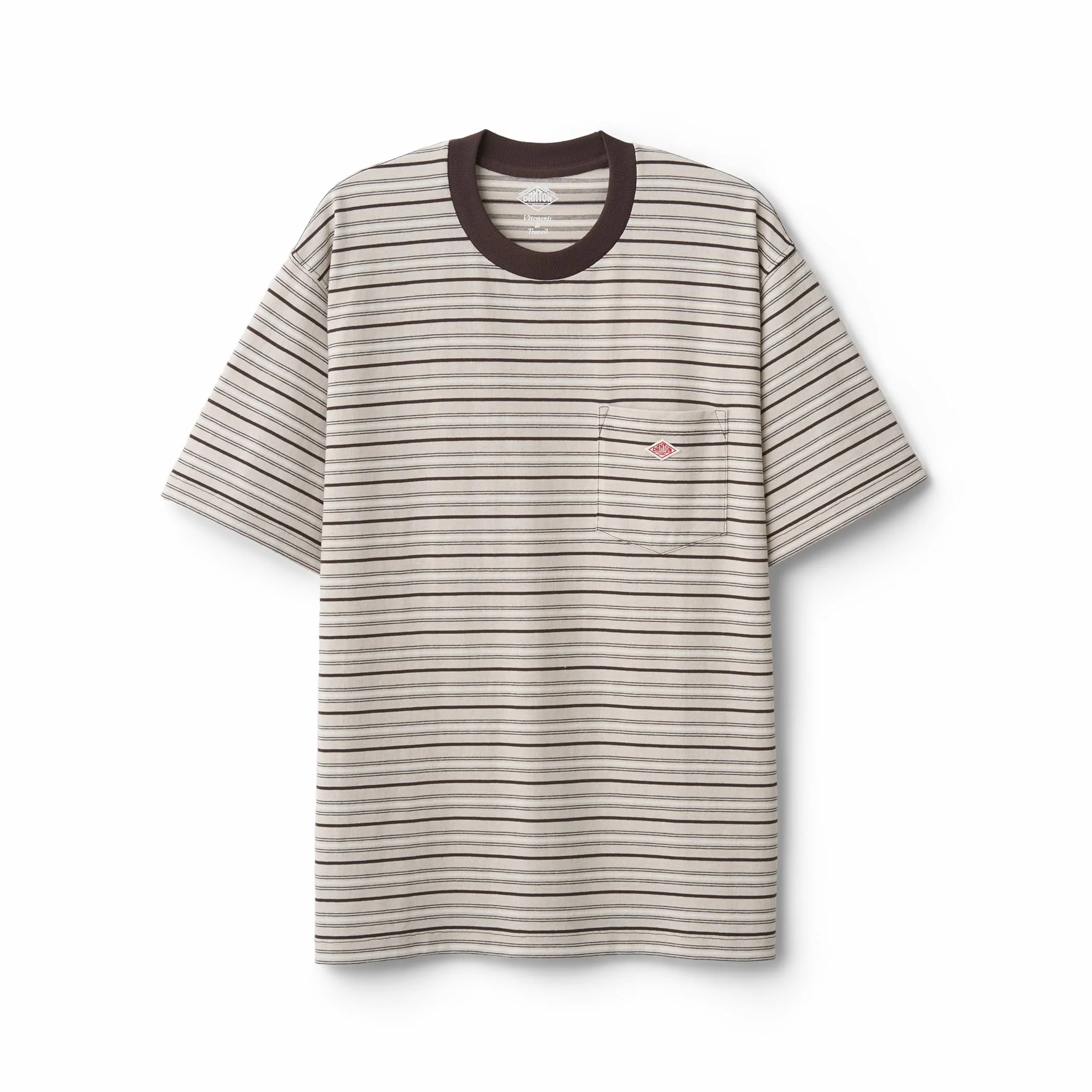 Men's Short Sleeve Pocket T-shirt Stripe