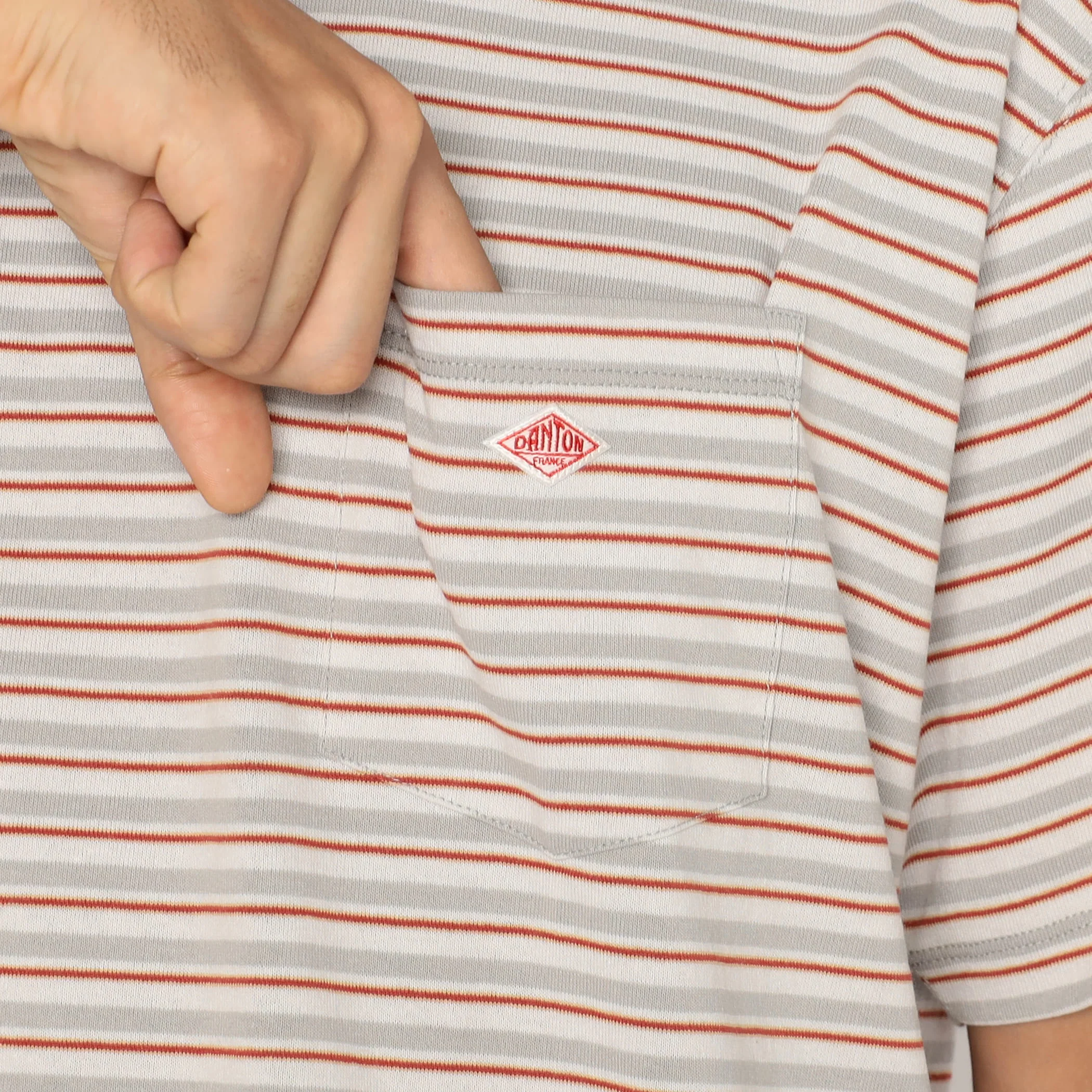 Men's Short Sleeve Pocket T-shirt Stripe - Image 10