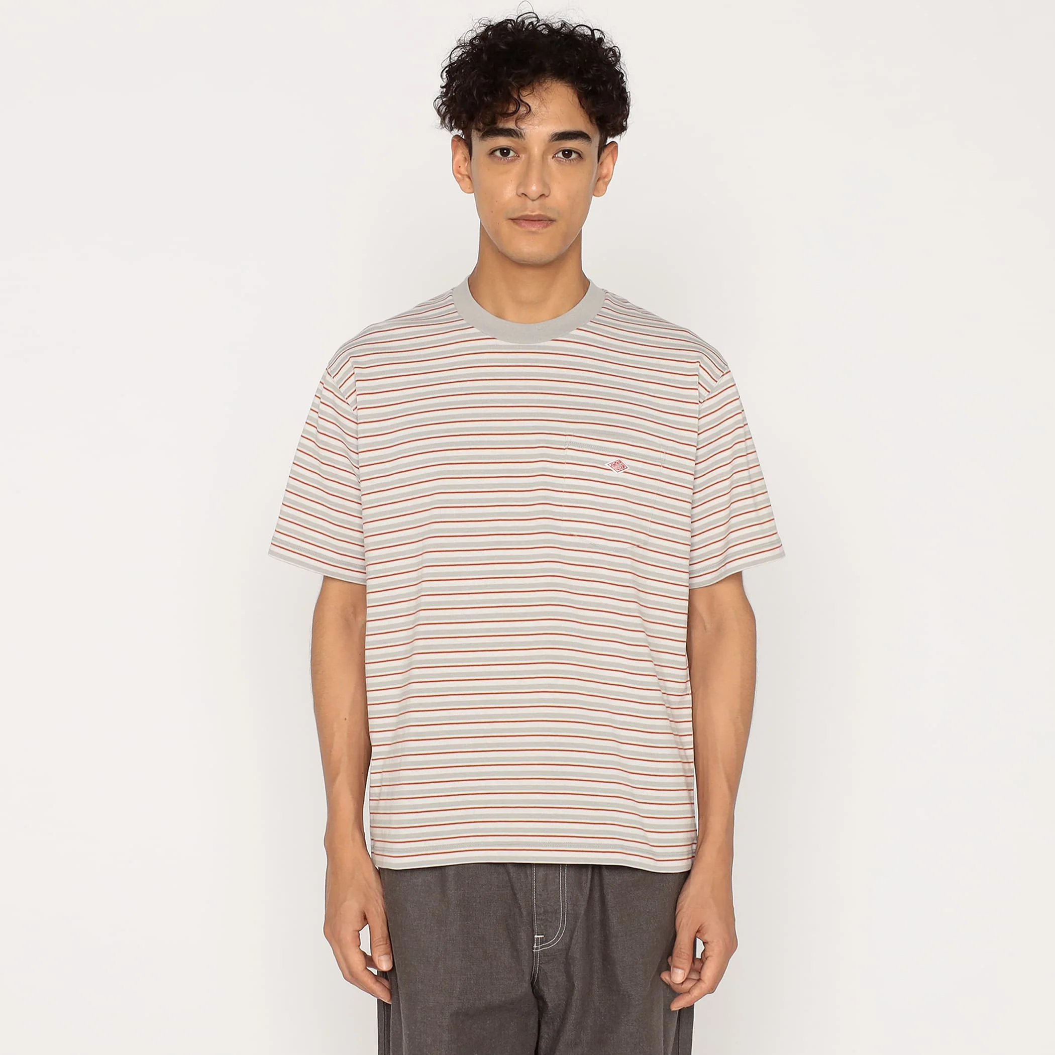 Men's Short Sleeve Pocket T-shirt Stripe - Image 18