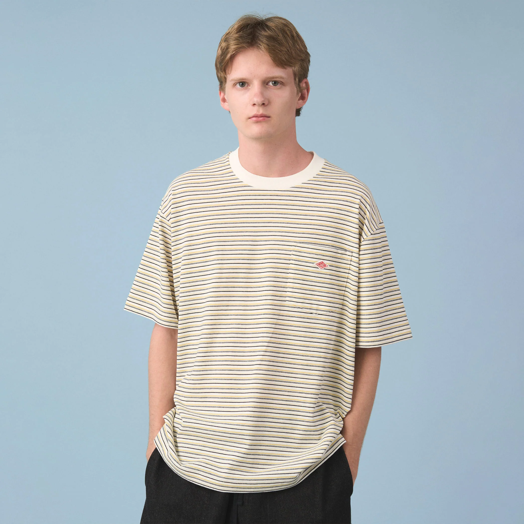 Men's Short Sleeve Pocket T-shirt Stripe - Image 2