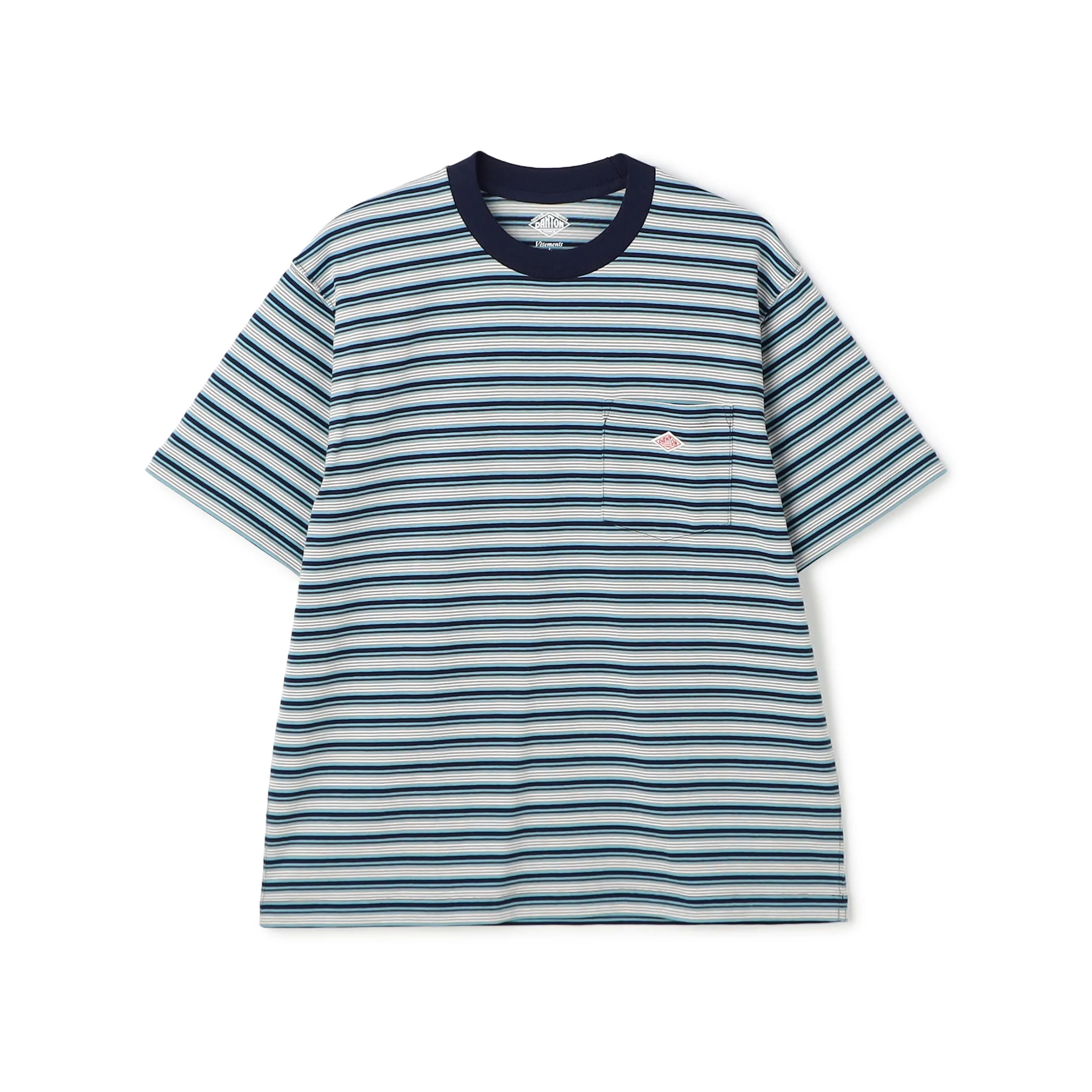 Men's Short Sleeve Pocket T-shirt Stripe - Image 20