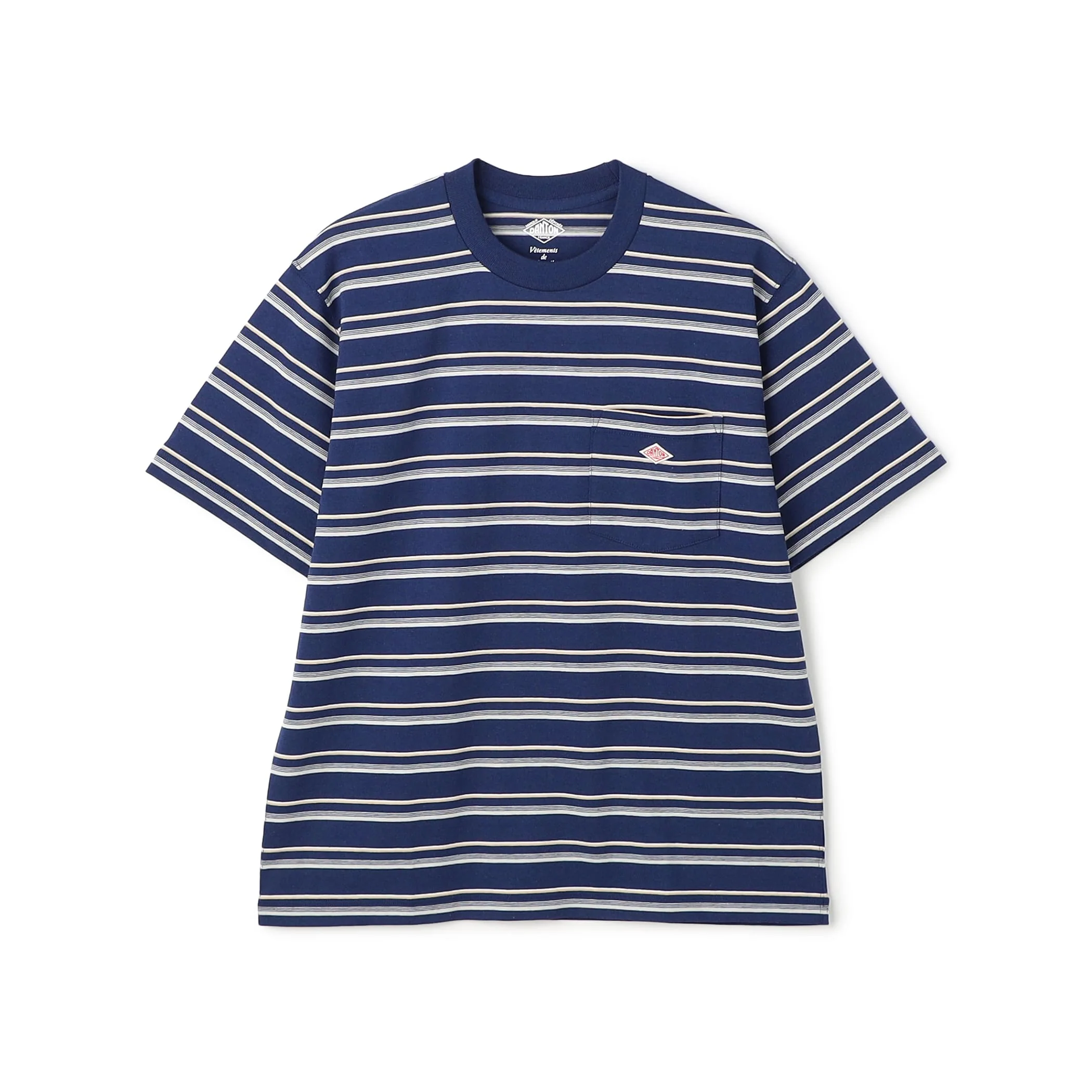 Men's Short Sleeve Pocket T-shirt Stripe - Image 22