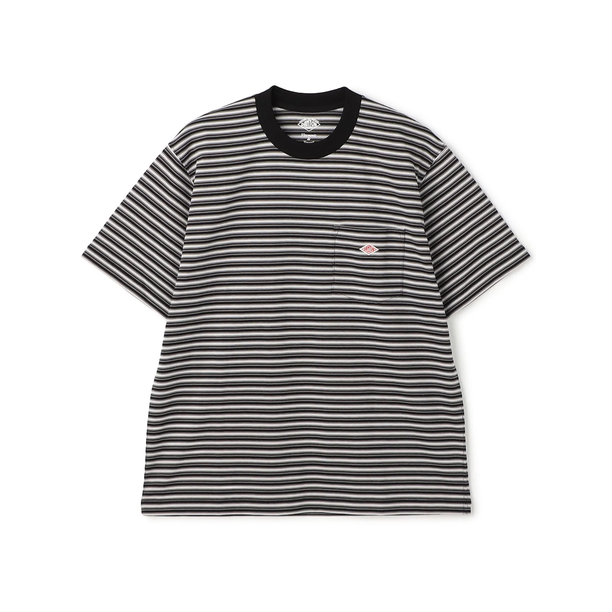 Men's Short Sleeve Pocket T-shirt Stripe - Image 24