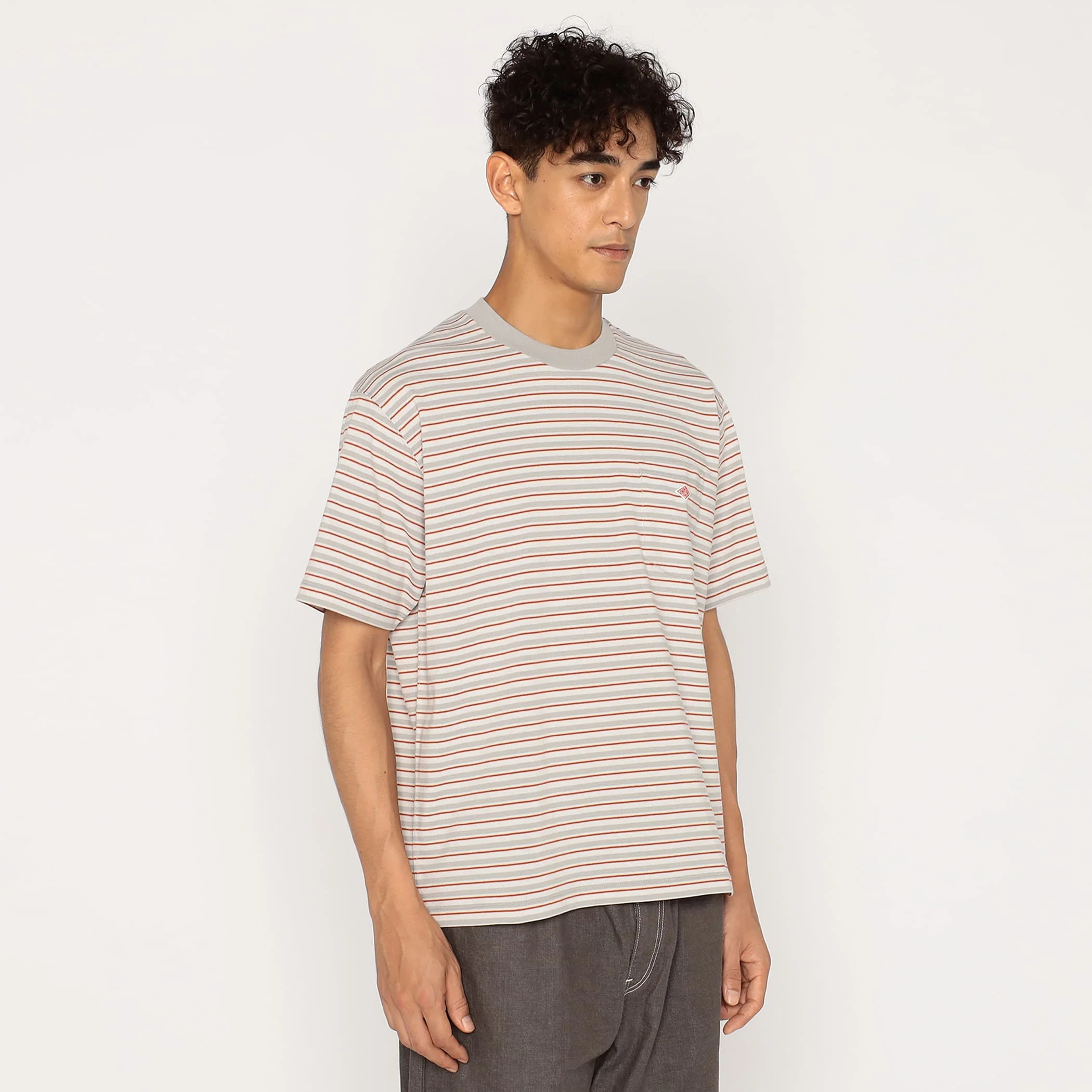 Men's Short Sleeve Pocket T-shirt Stripe - Image 3