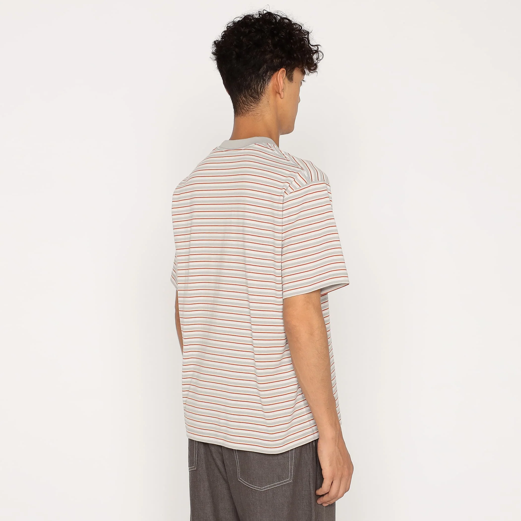 Men's Short Sleeve Pocket T-shirt Stripe - Image 5