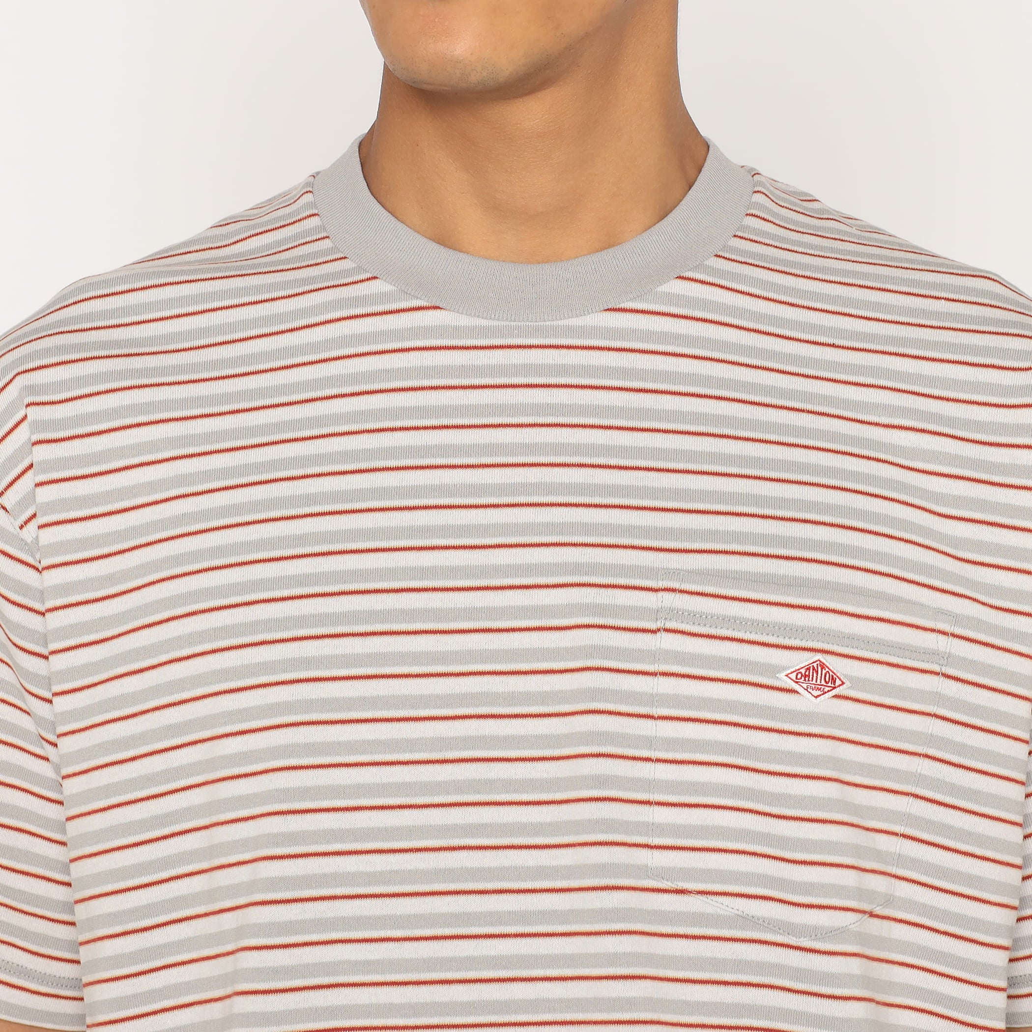 Men's Short Sleeve Pocket T-shirt Stripe - Image 7