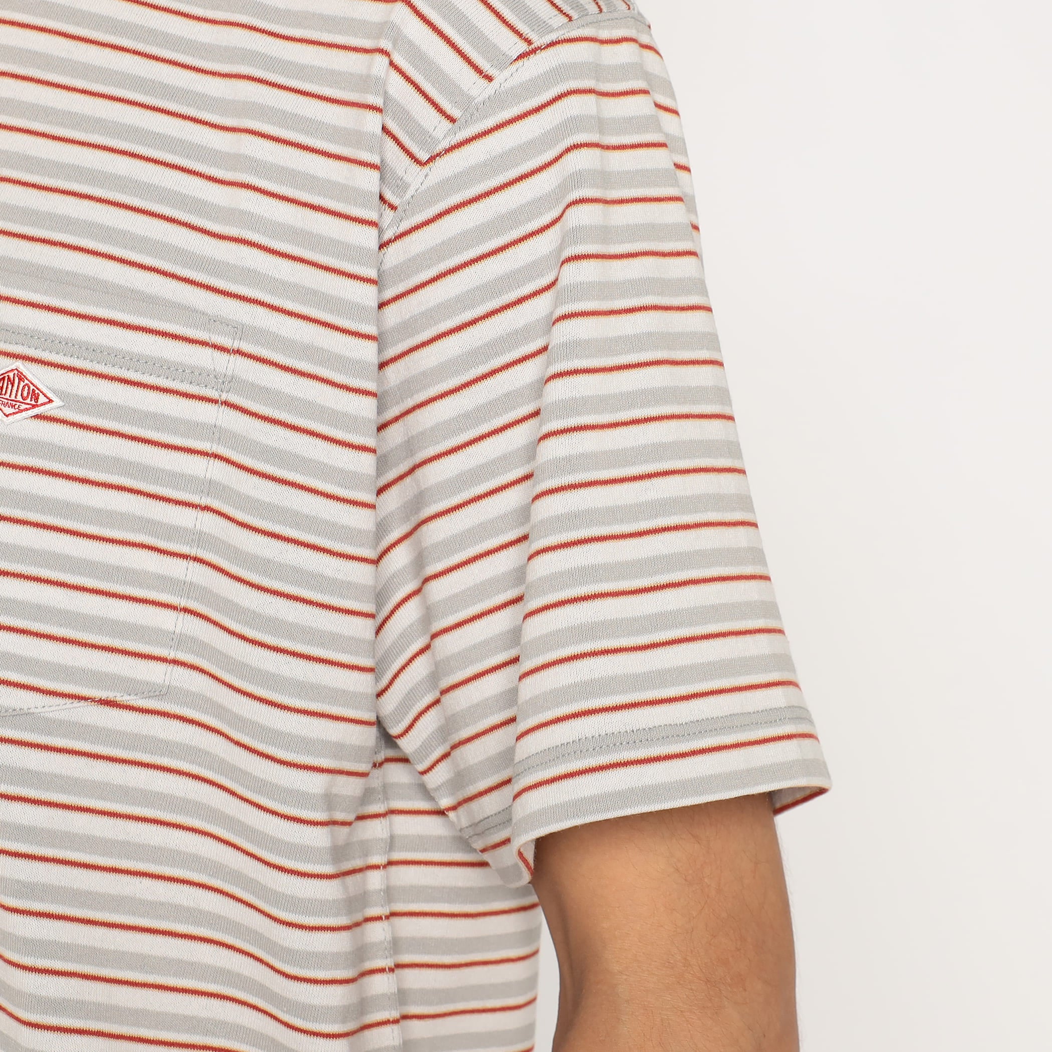 Men's Short Sleeve Pocket T-shirt Stripe - Image 8