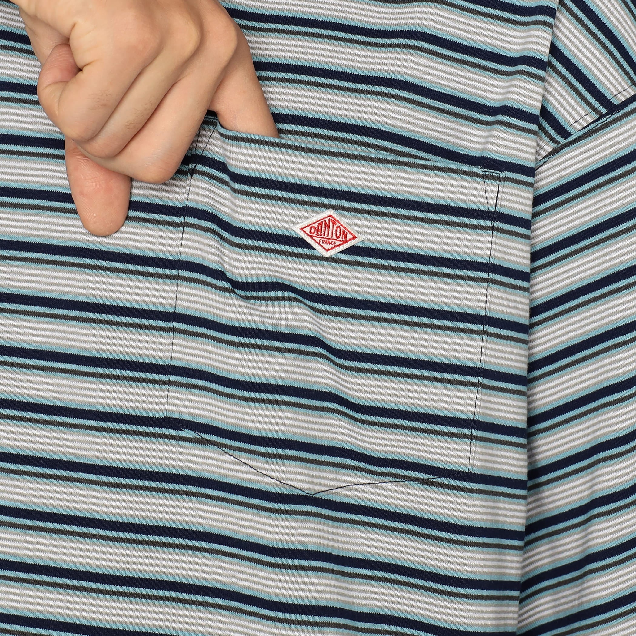 Men's Big Silhouette Pocket T-shirt Stripe - Image 10
