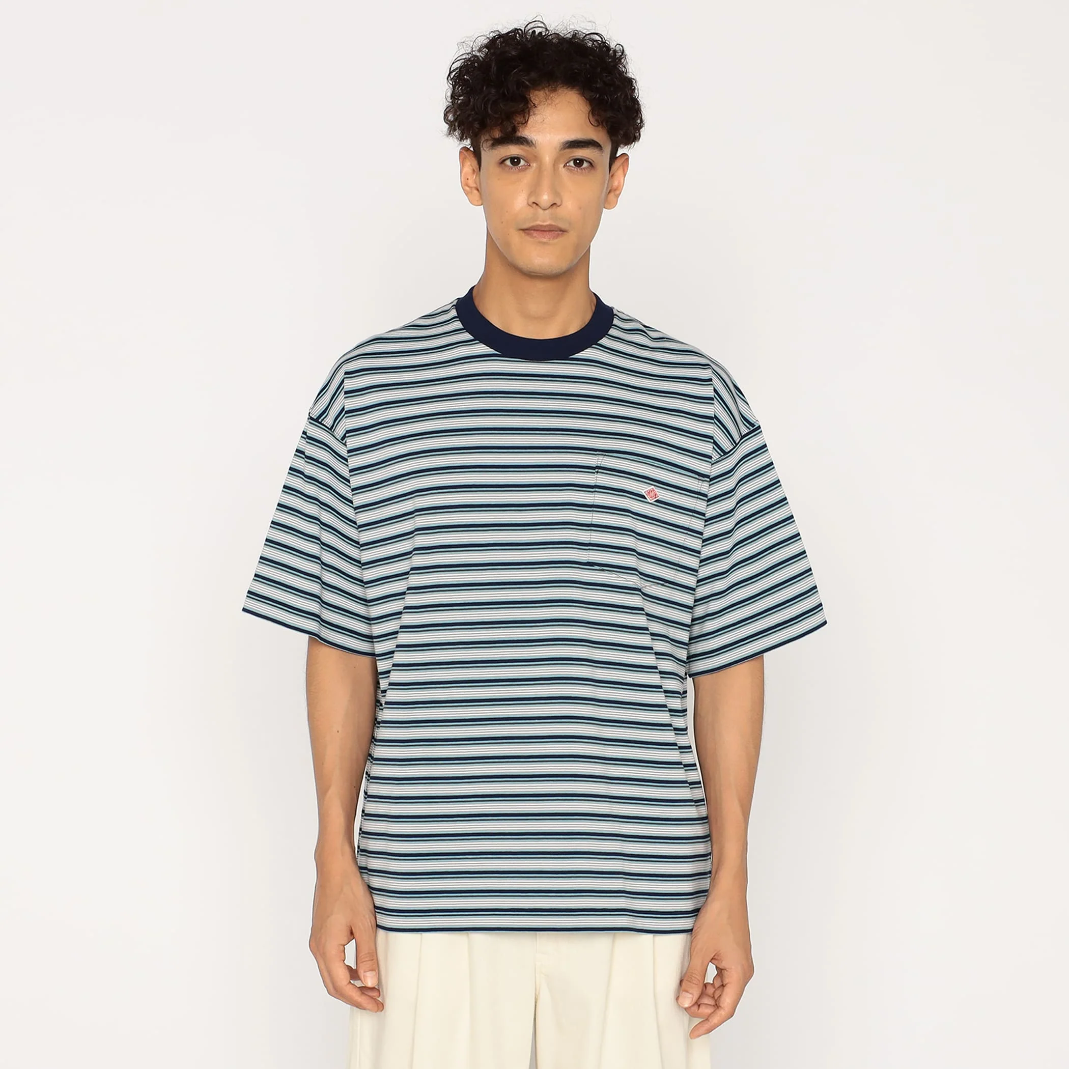 Men's Big Silhouette Pocket T-shirt Stripe - Image 21