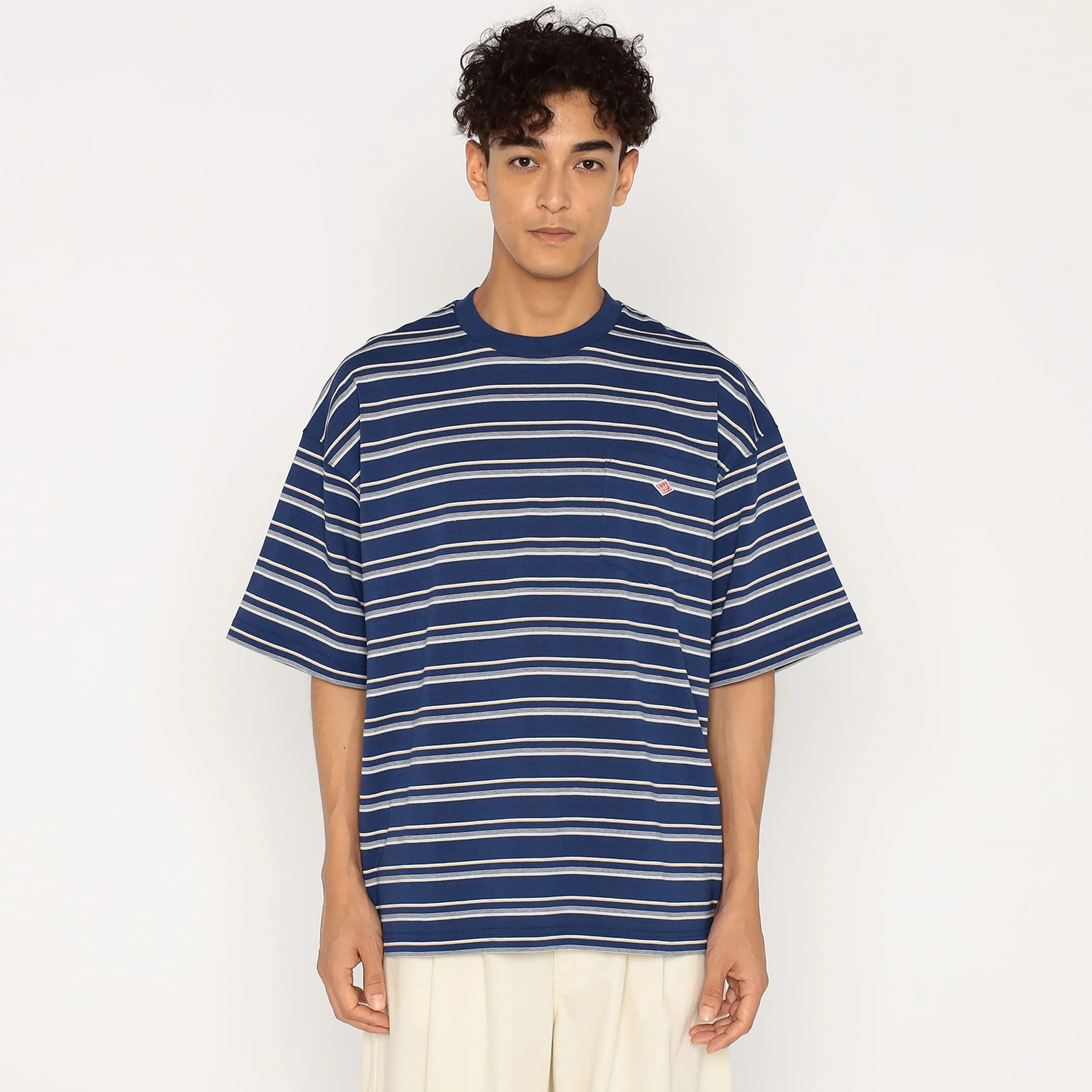 Men's Big Silhouette Pocket T-shirt Stripe - Image 23