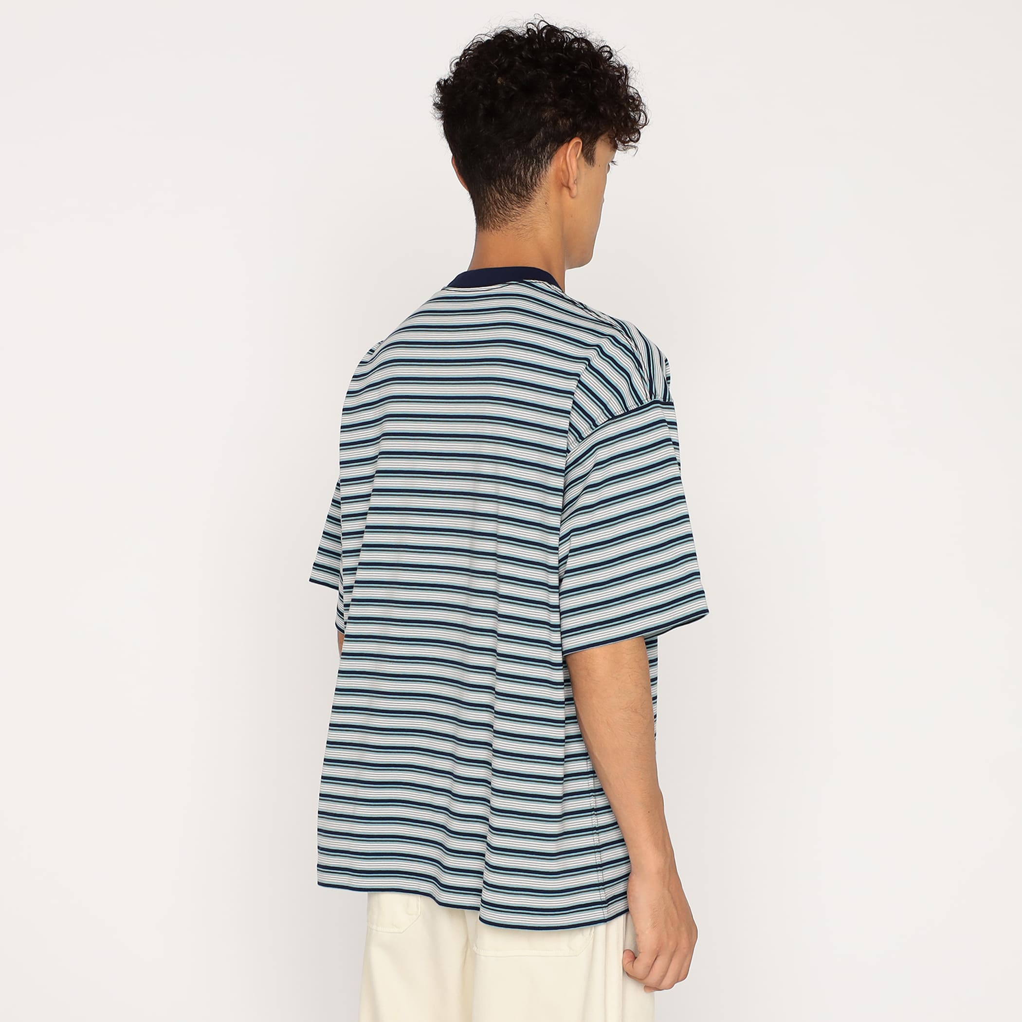 Men's Big Silhouette Pocket T-shirt Stripe - Image 5