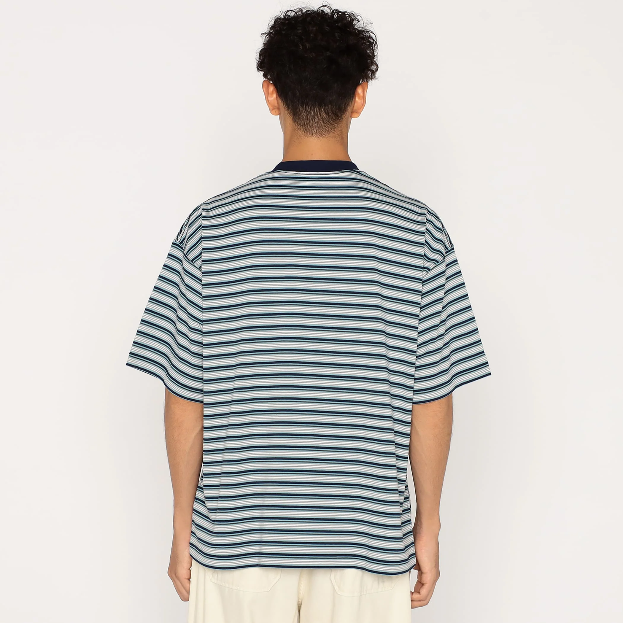 Men's Big Silhouette Pocket T-shirt Stripe - Image 6