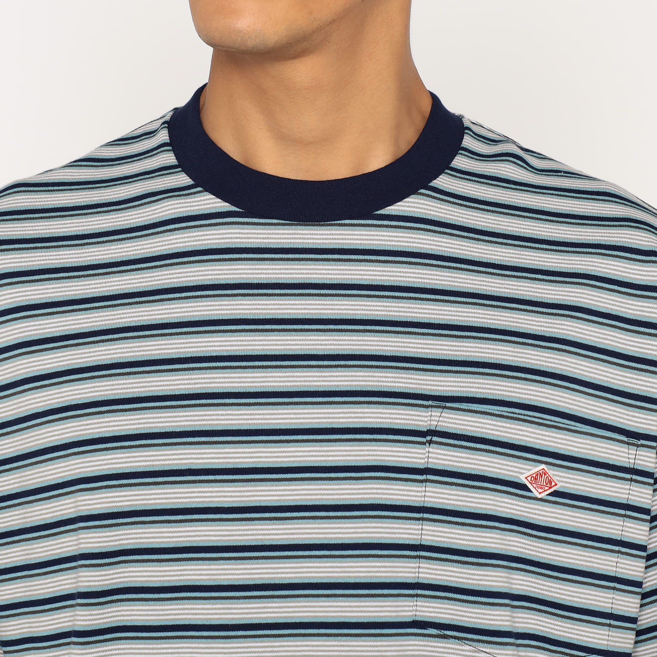 Men's Big Silhouette Pocket T-shirt Stripe - Image 7