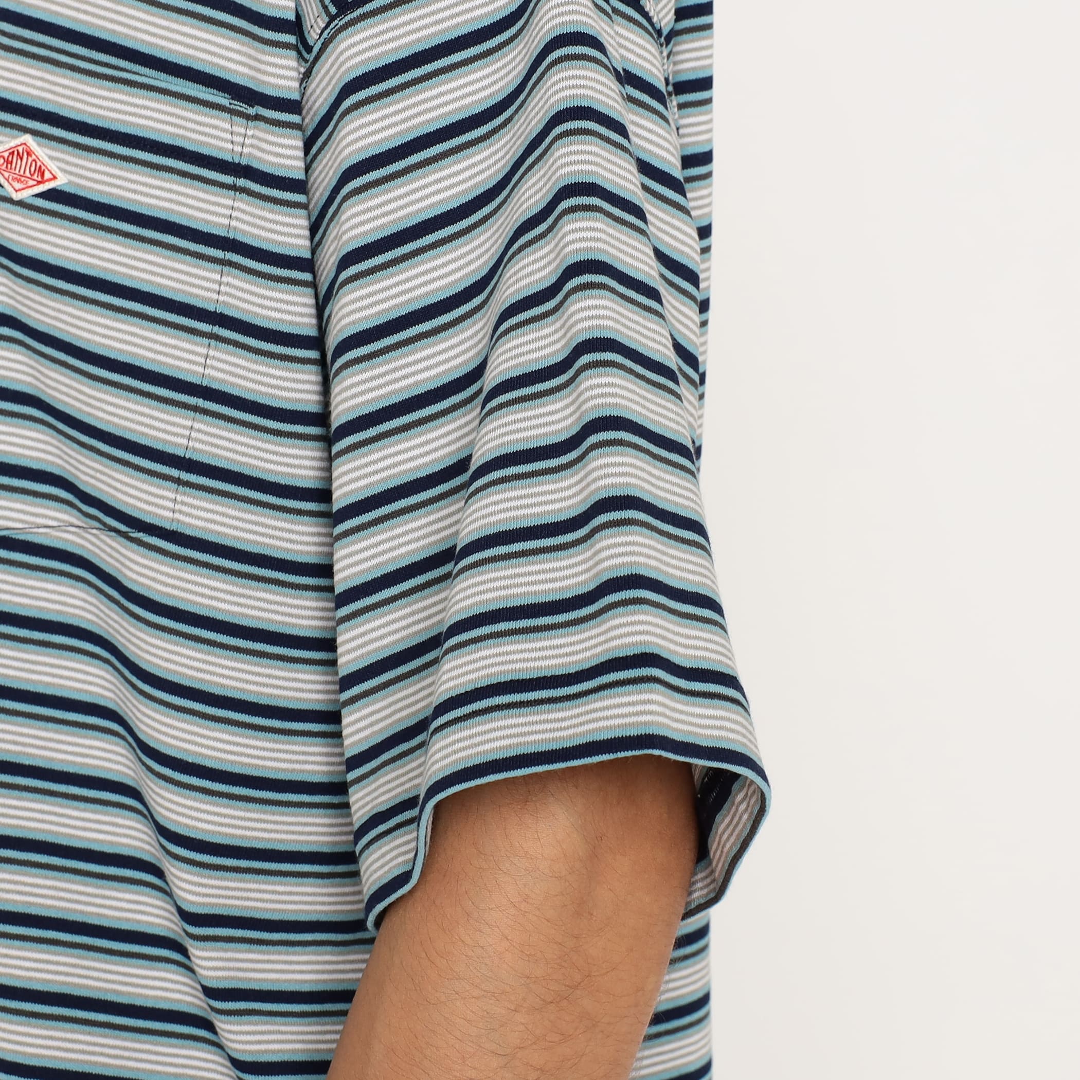 Men's Big Silhouette Pocket T-shirt Stripe - Image 8