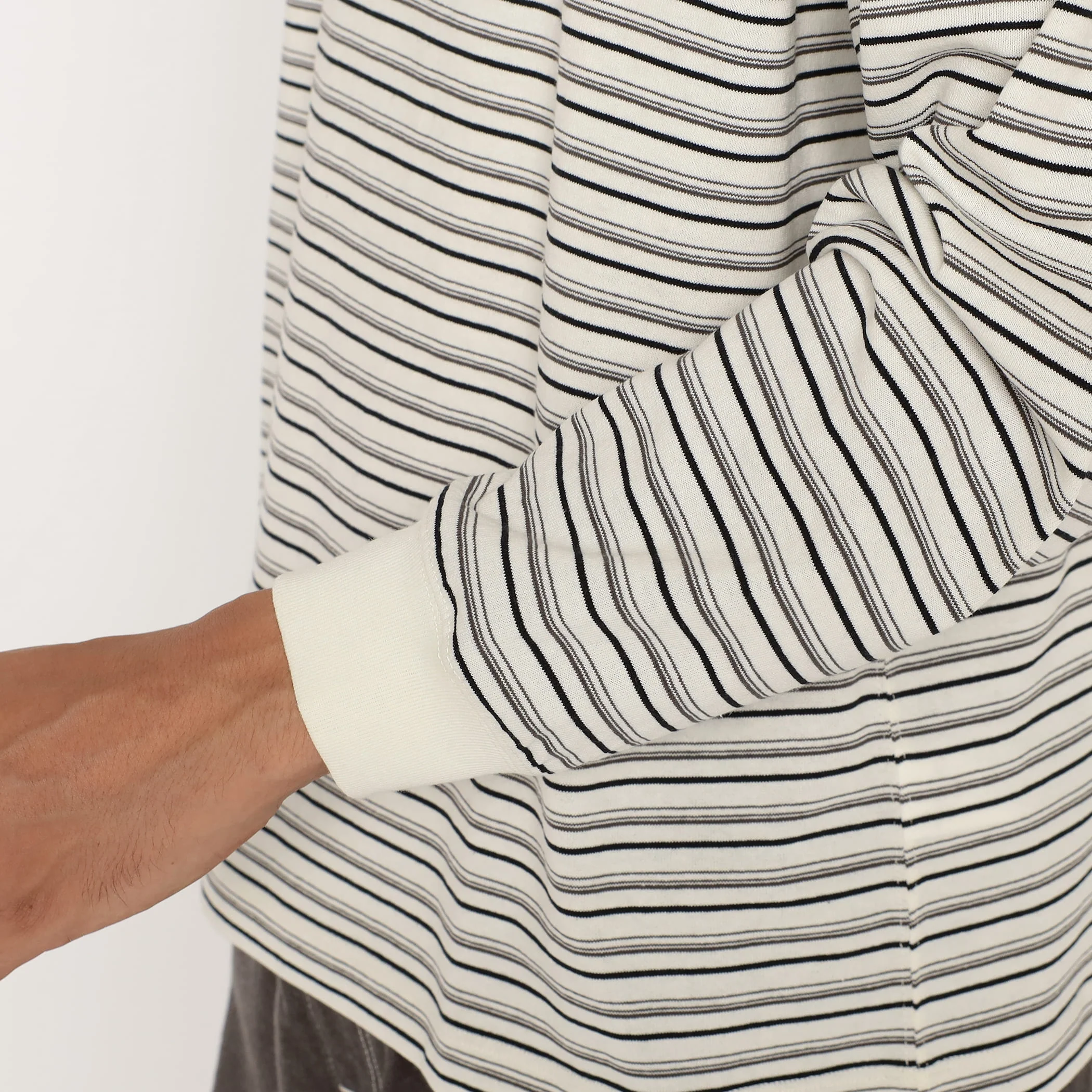 Men's Long Sleeve T-shirt Stripe - Image 7