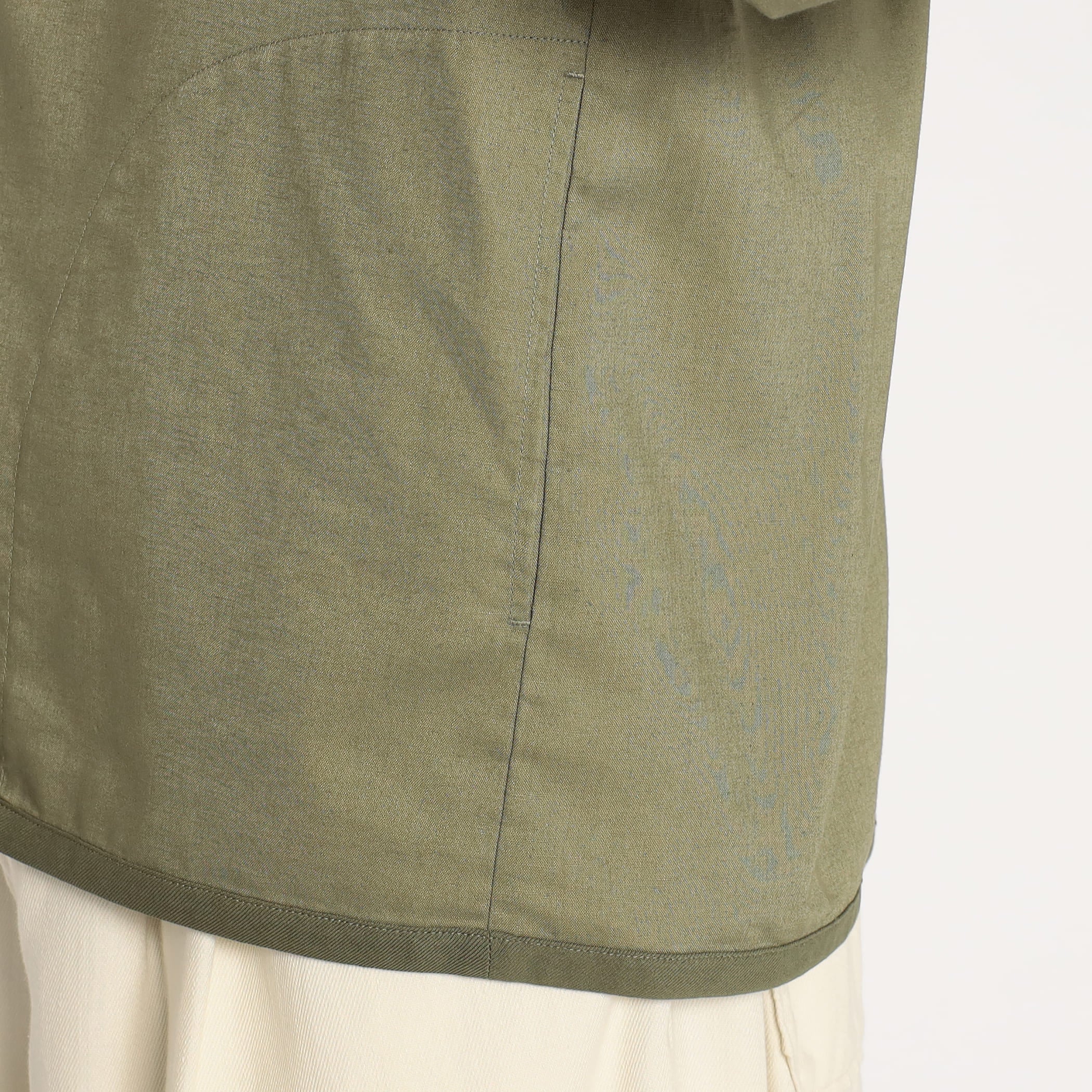 Men's Linen Polyester Cloth Shirt Cardigan - Image 11