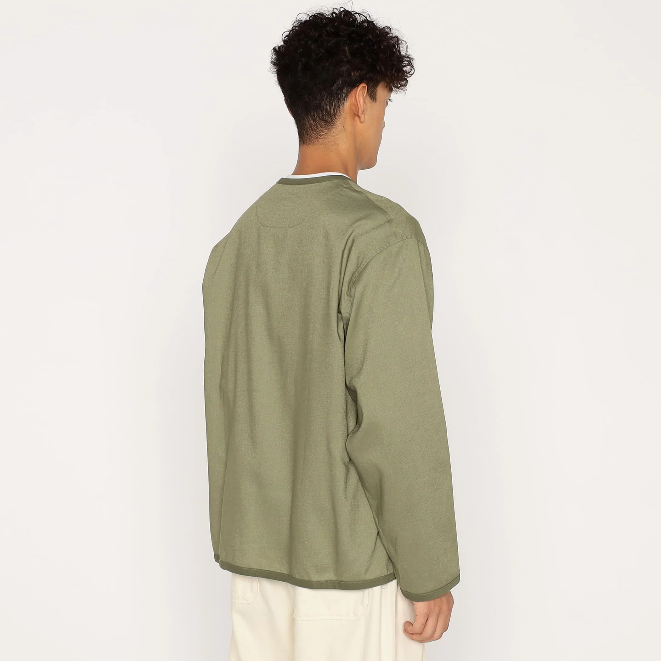 Men's Linen Polyester Cloth Shirt Cardigan - Image 6