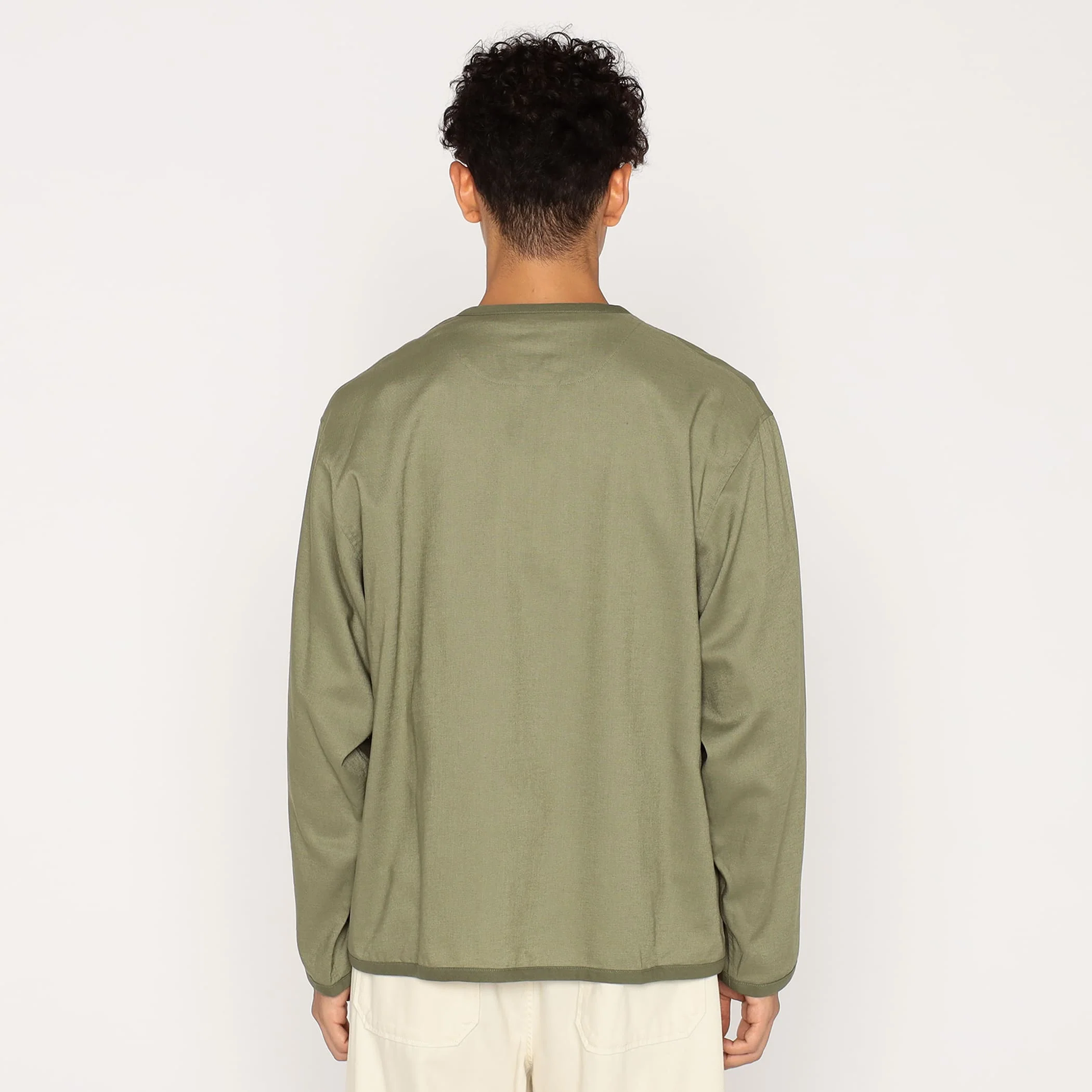 Men's Linen Polyester Cloth Shirt Cardigan - Image 7