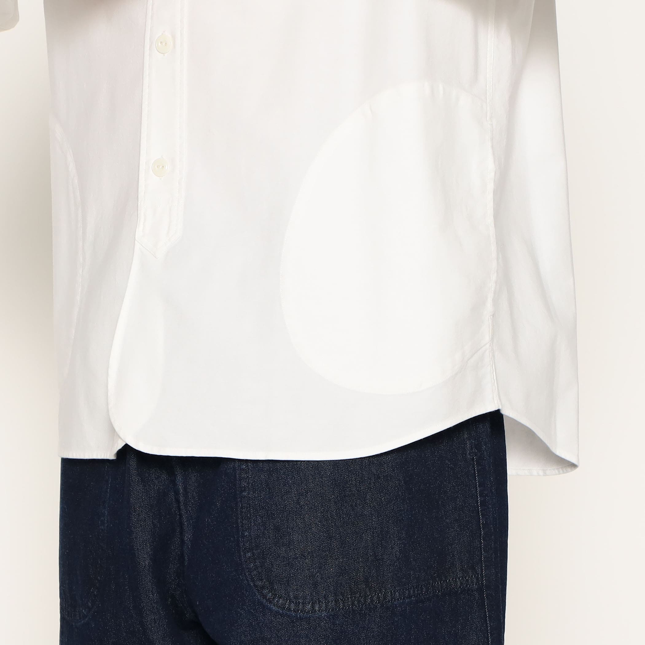 Men's Oxford Band Collar Shirt - Image 11