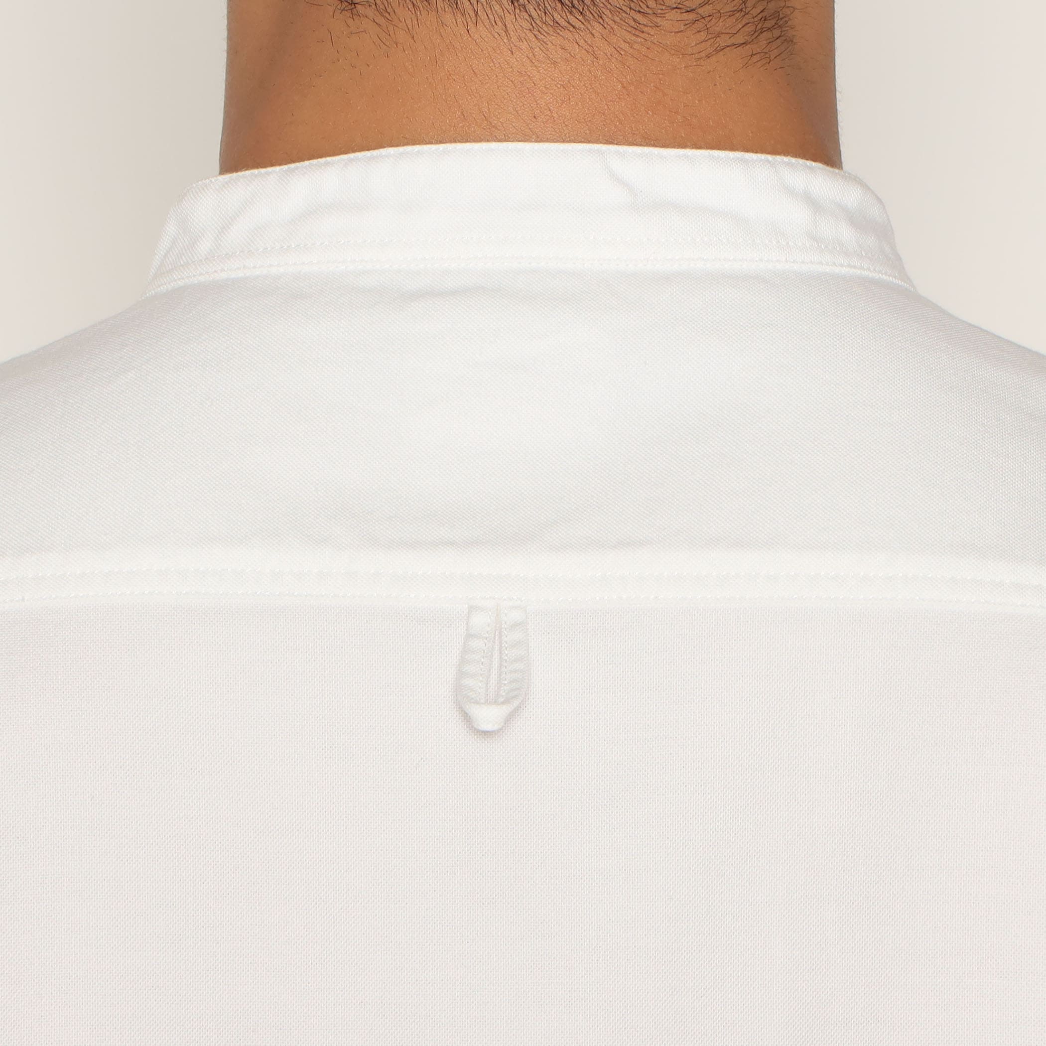 Men's Oxford Band Collar Shirt - Image 8
