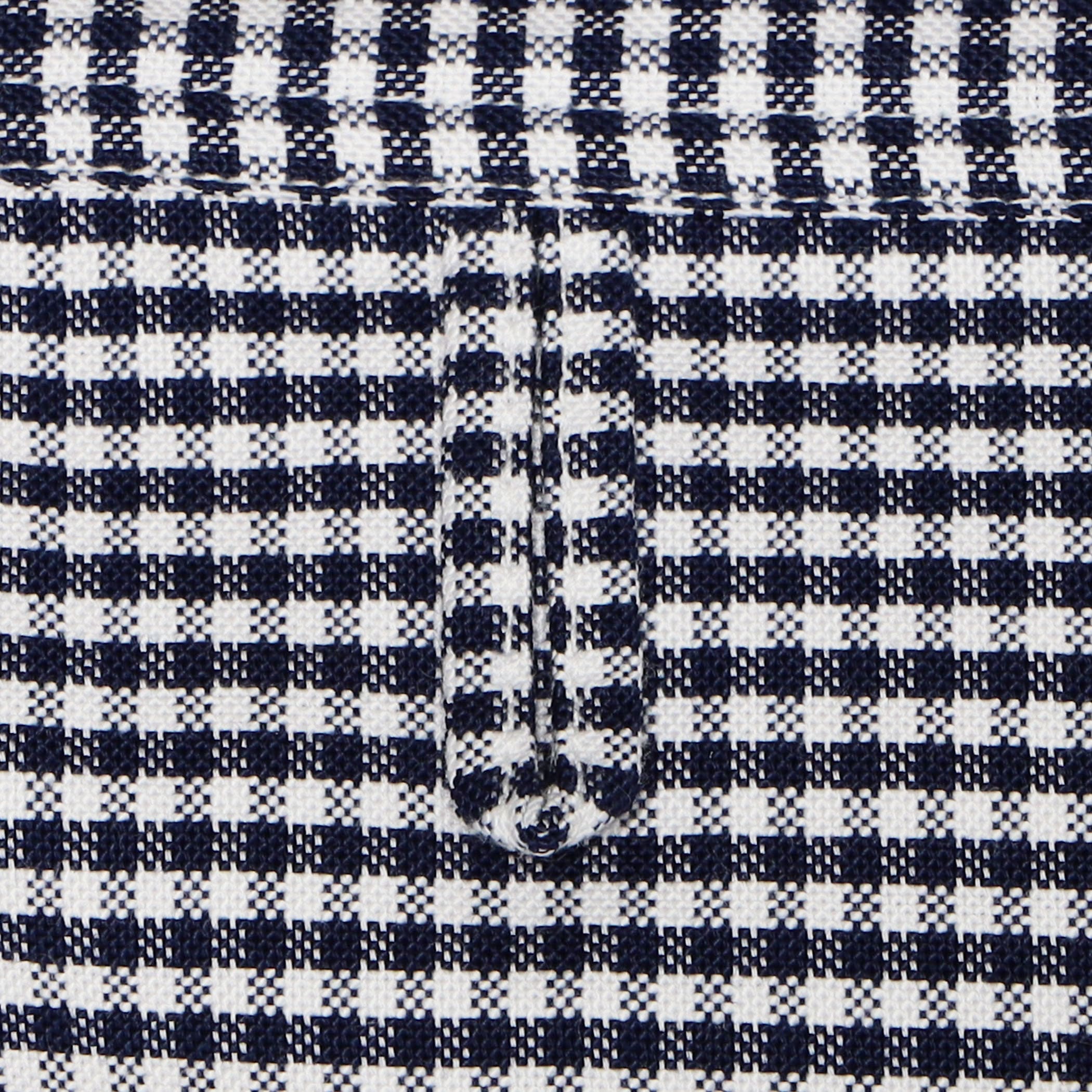 Men's Oxford Band Collar Shirt Pattern - Image 12