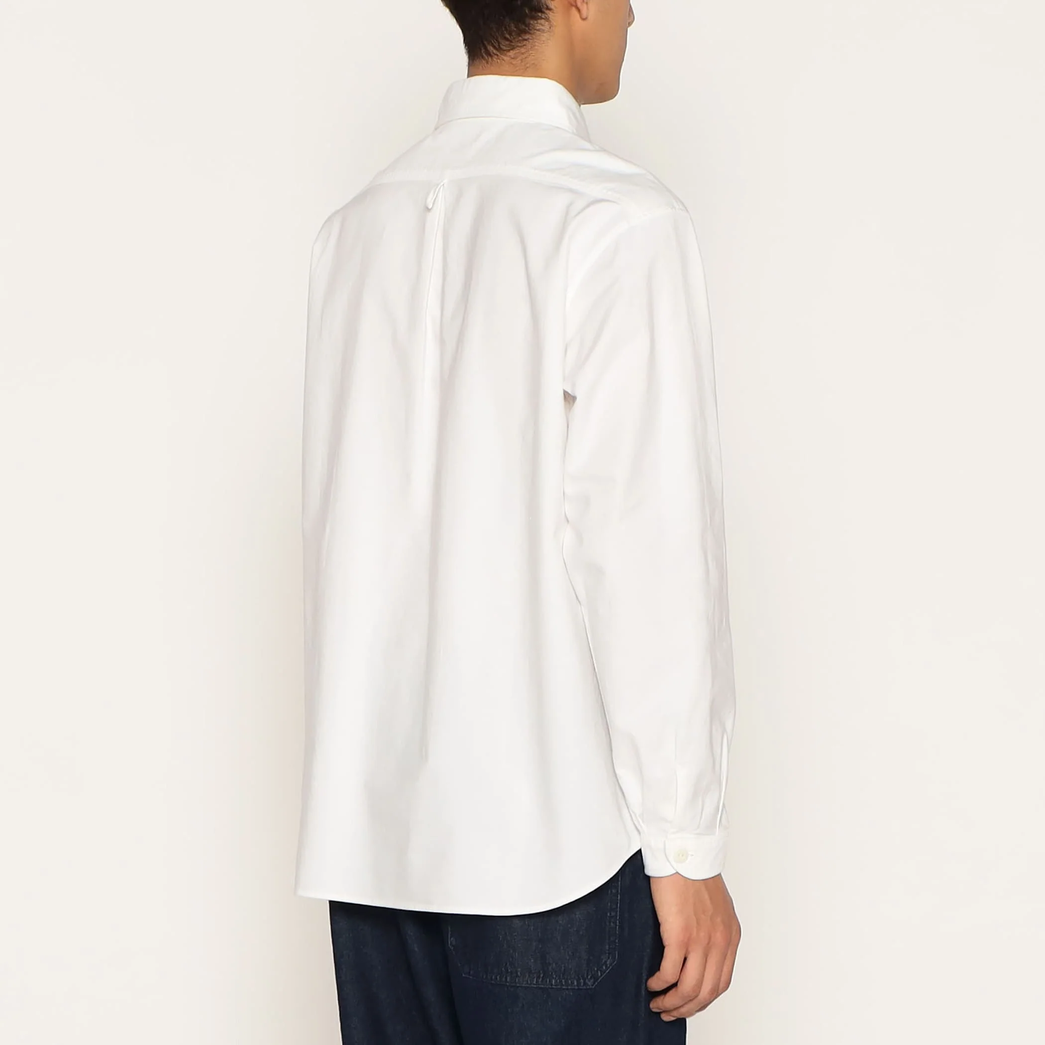 Men's Oxford Round Collar Pullover Shirt - Image 6