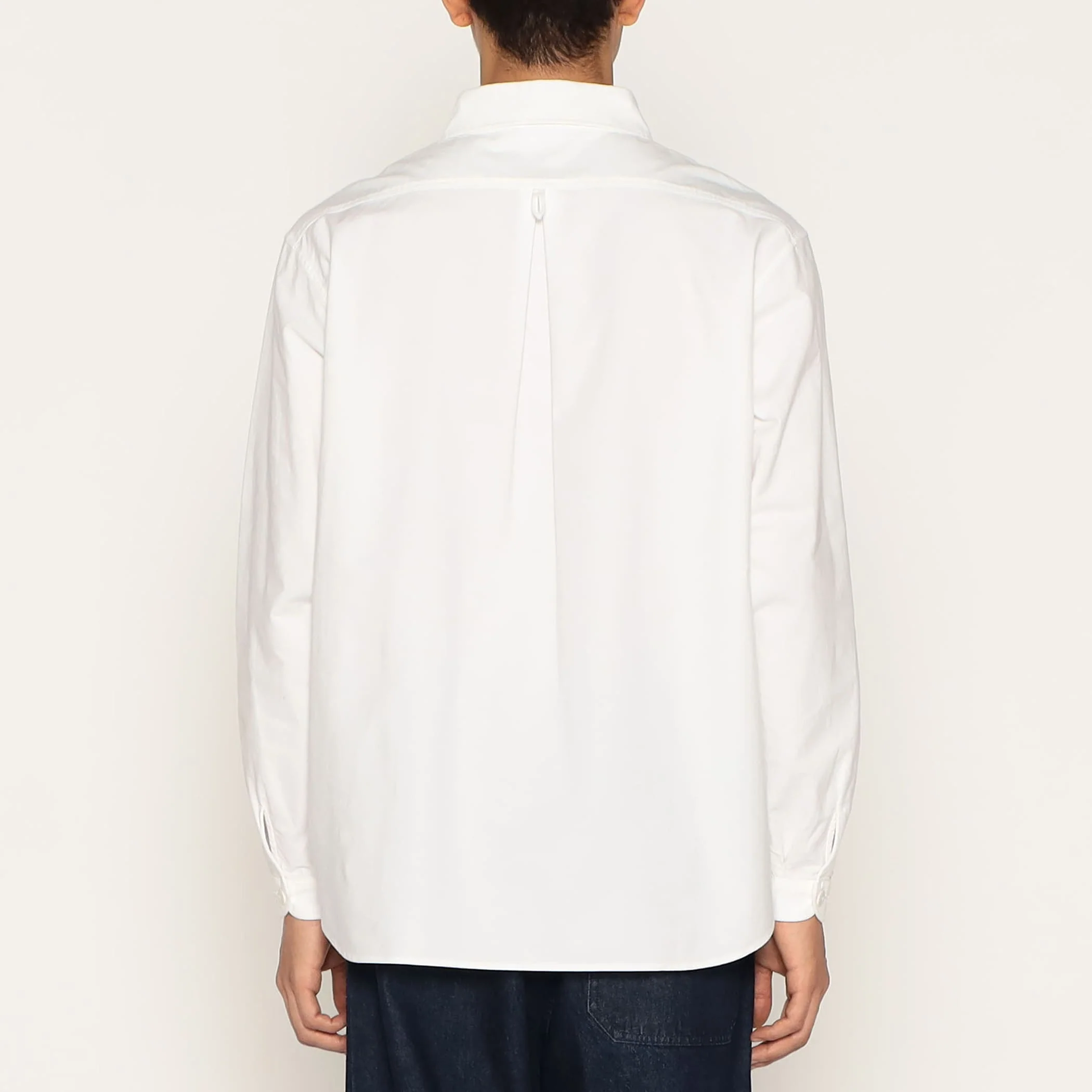 Men's Oxford Round Collar Pullover Shirt - Image 7