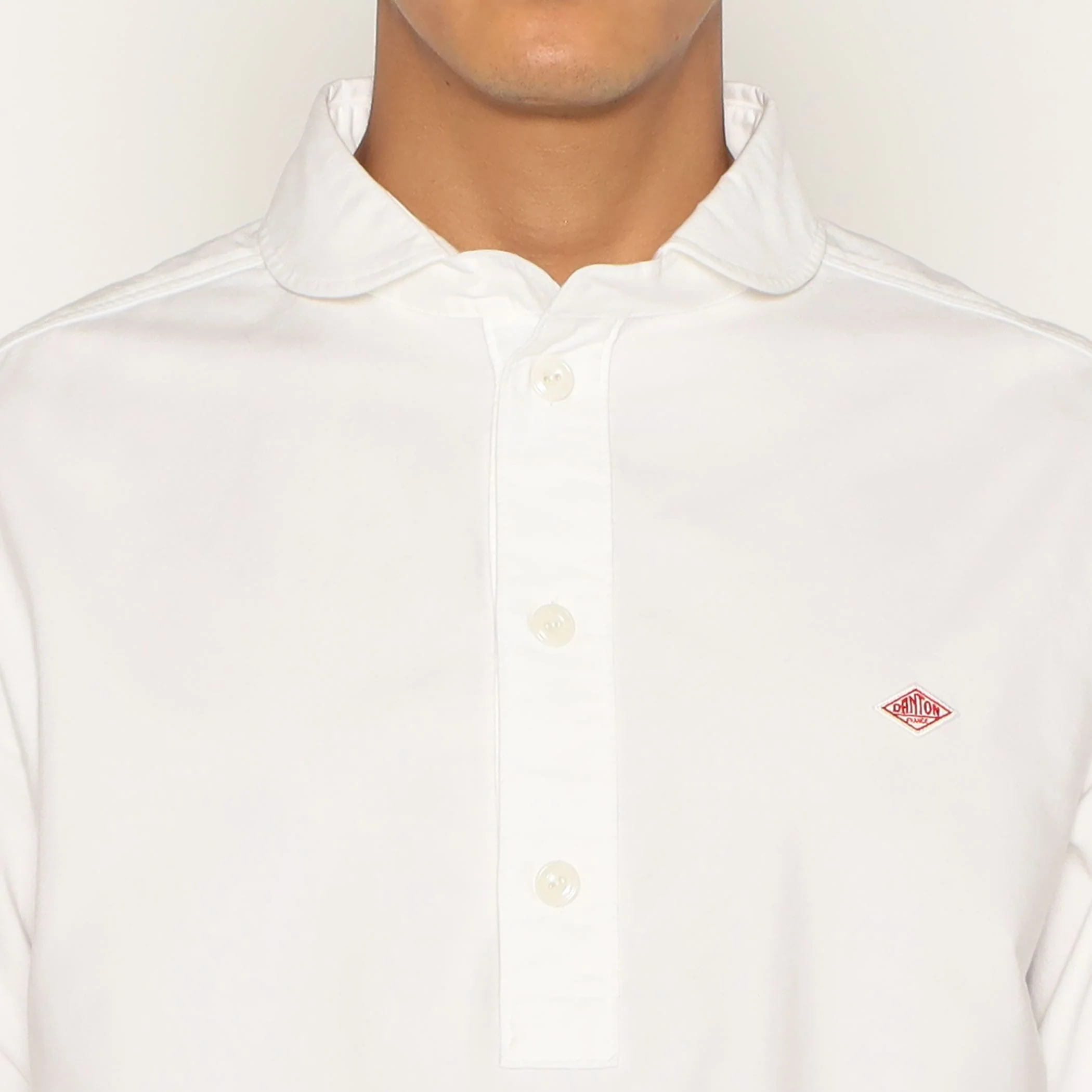 Men's Oxford Round Collar Pullover Shirt - Image 8