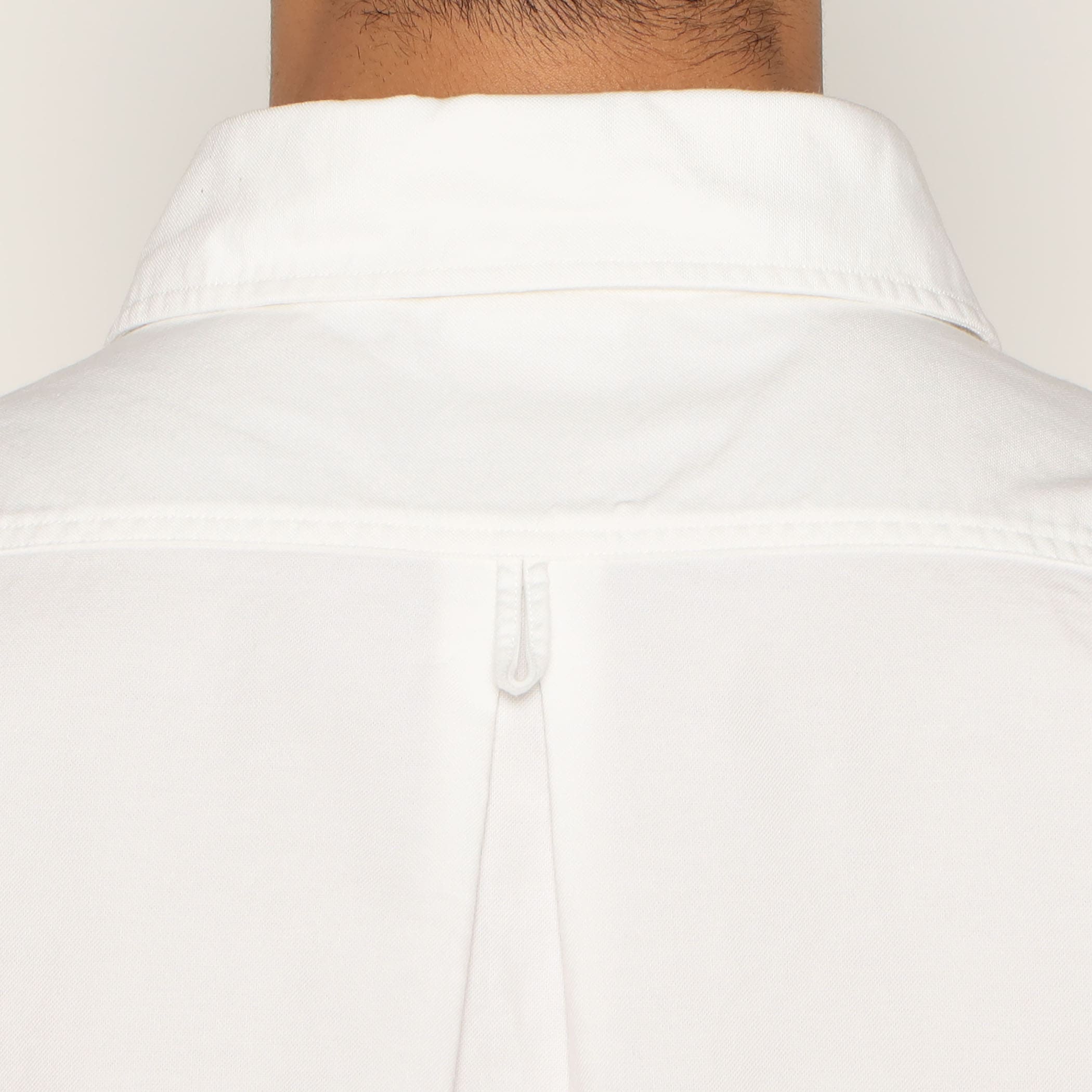 Men's Oxford Round Collar Short Sleeve Pullover Shirt - Image 8