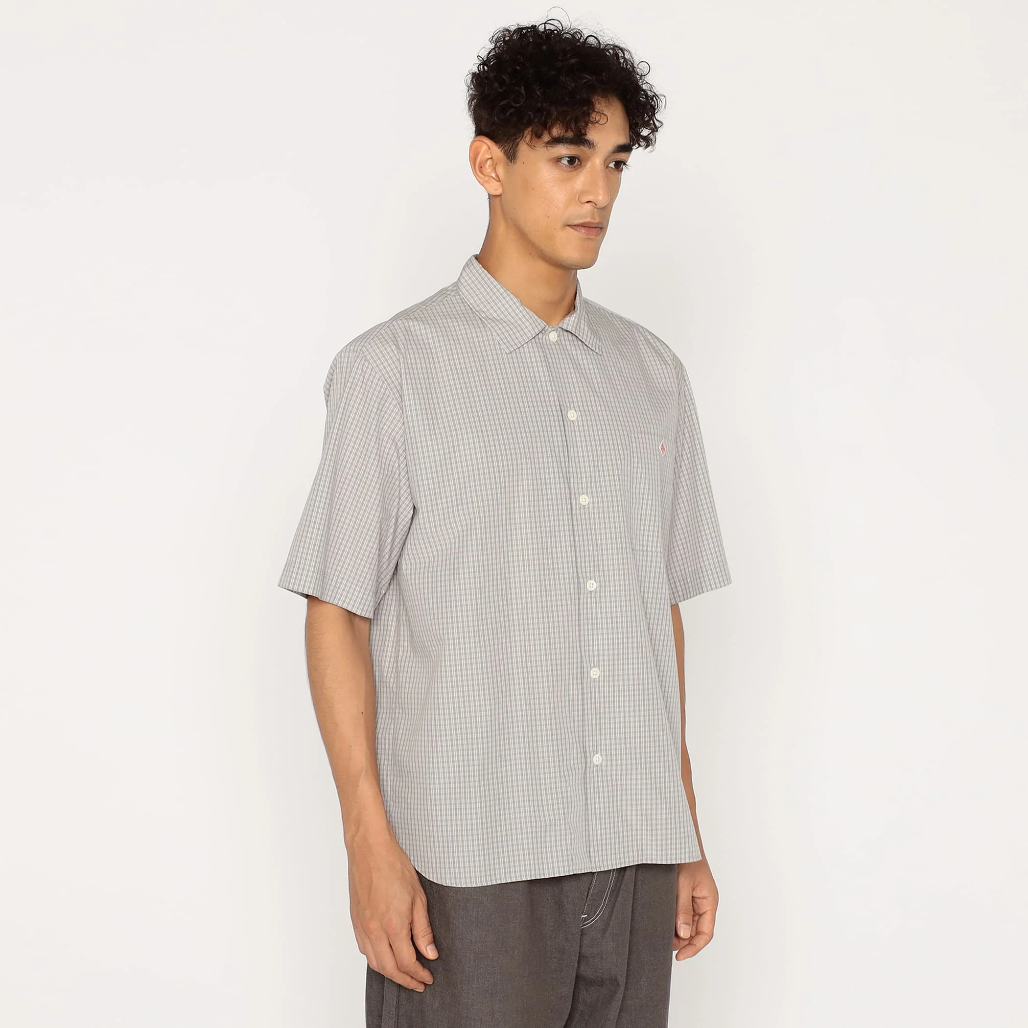 Men's Cotton Poplin Work Shirt Plaid - Image 2