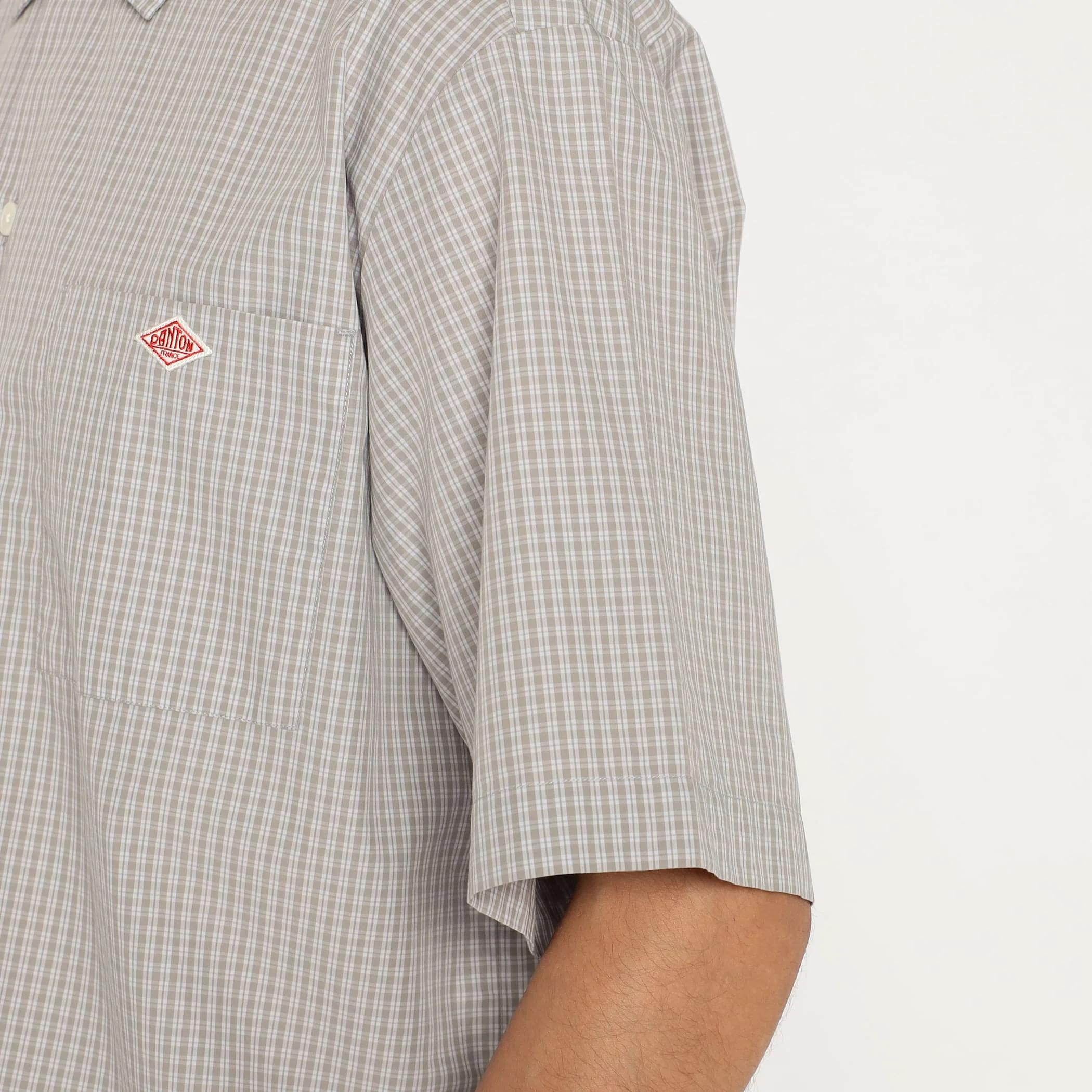 Men's Cotton Poplin Work Shirt Plaid - Image 7