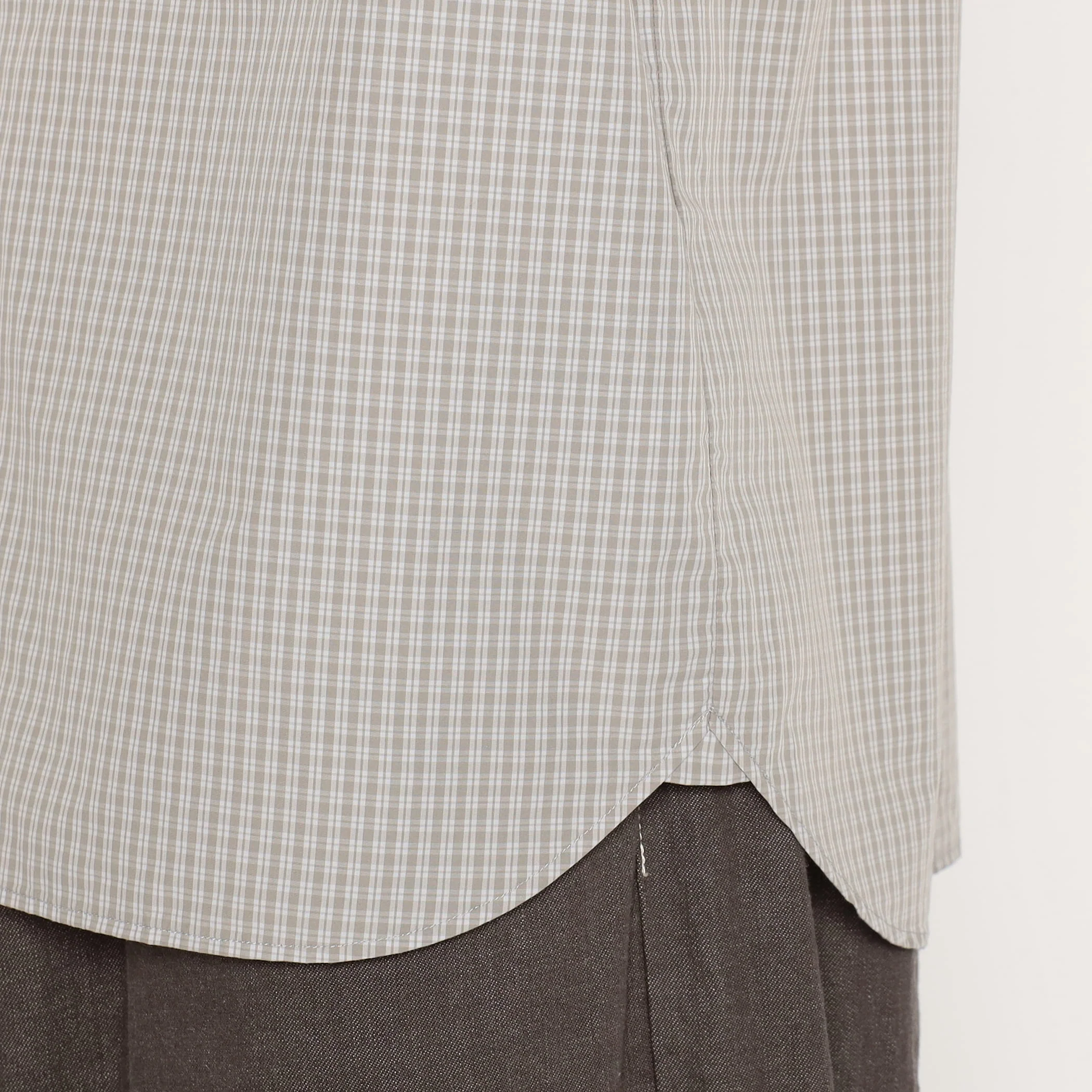 Men's Cotton Poplin Work Shirt Plaid - Image 8